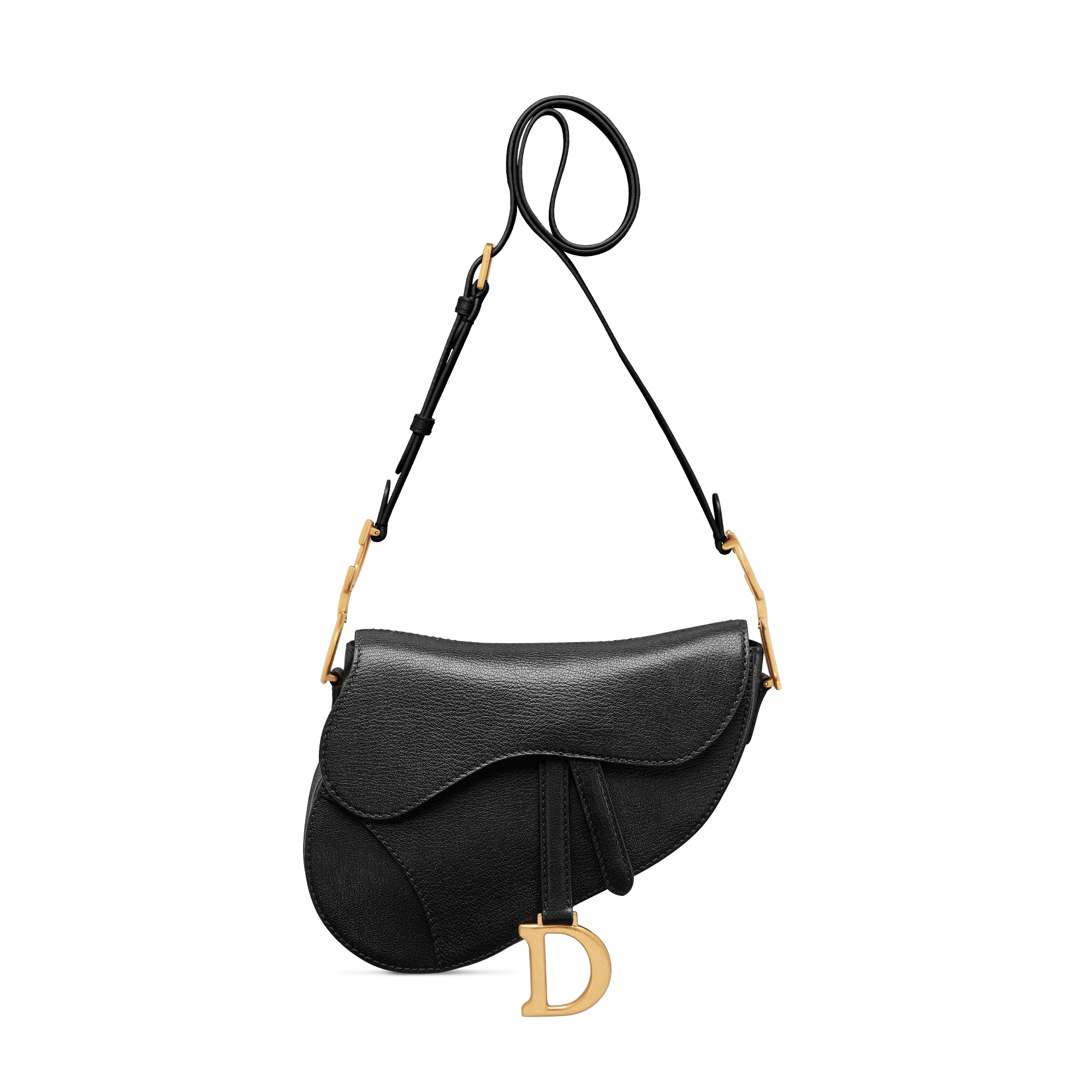 ケイコ　Dior Saddle Bag with Strap Tobacco Brown Grained Calfskin | DIOR
