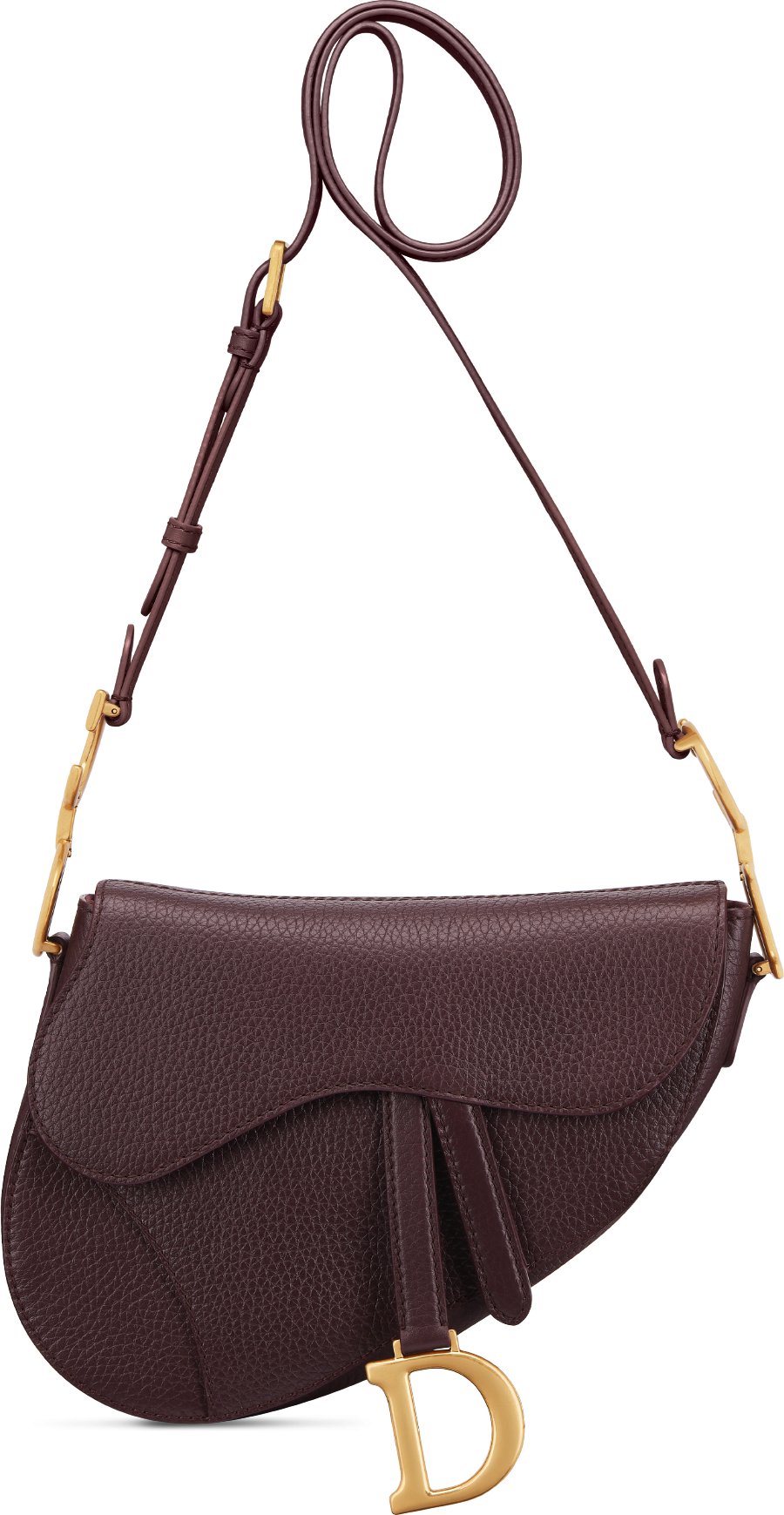 Medium Soft Saddle Bag with Strap Front view