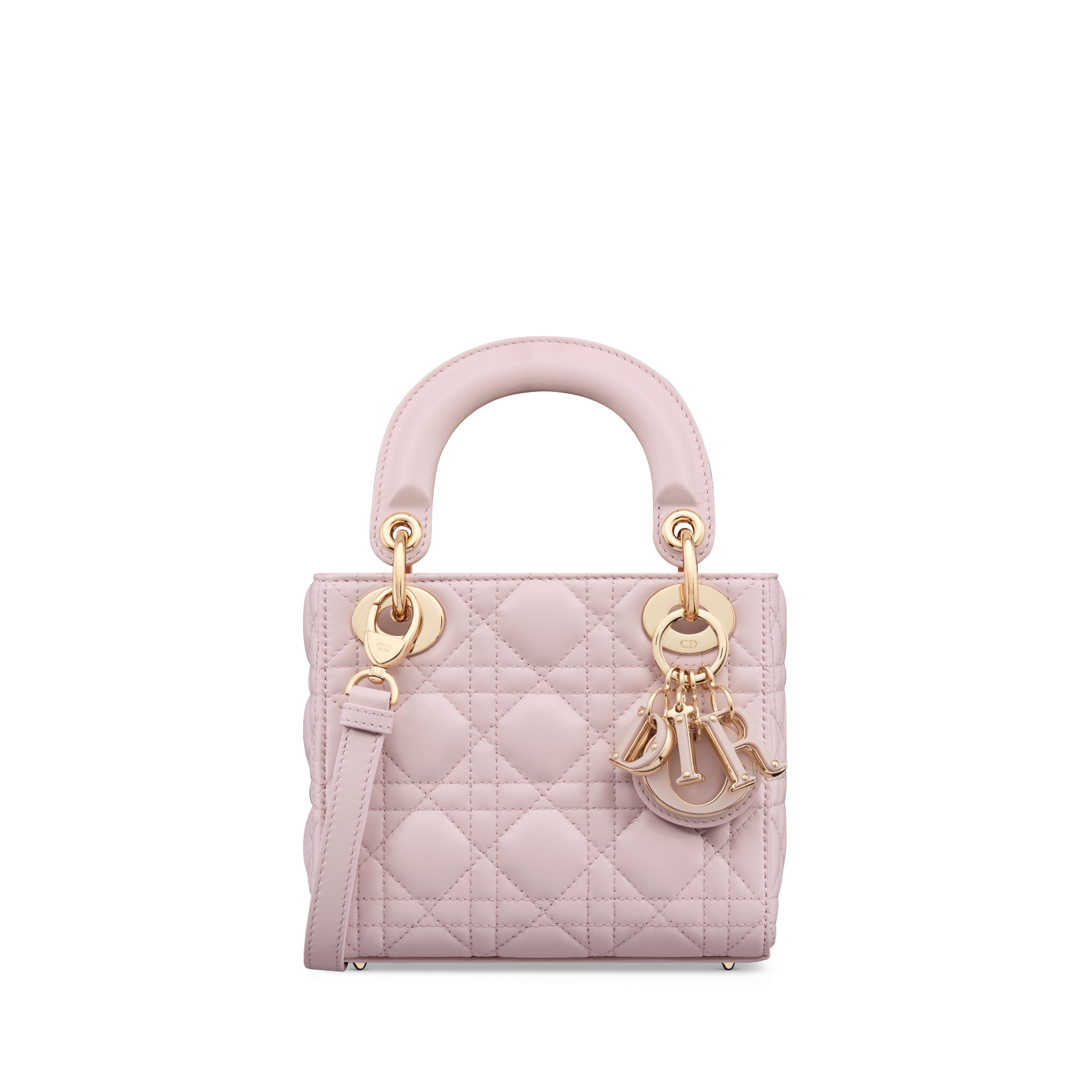 SMALL CABAT 32 IN PALE PINK LAMBSKIN