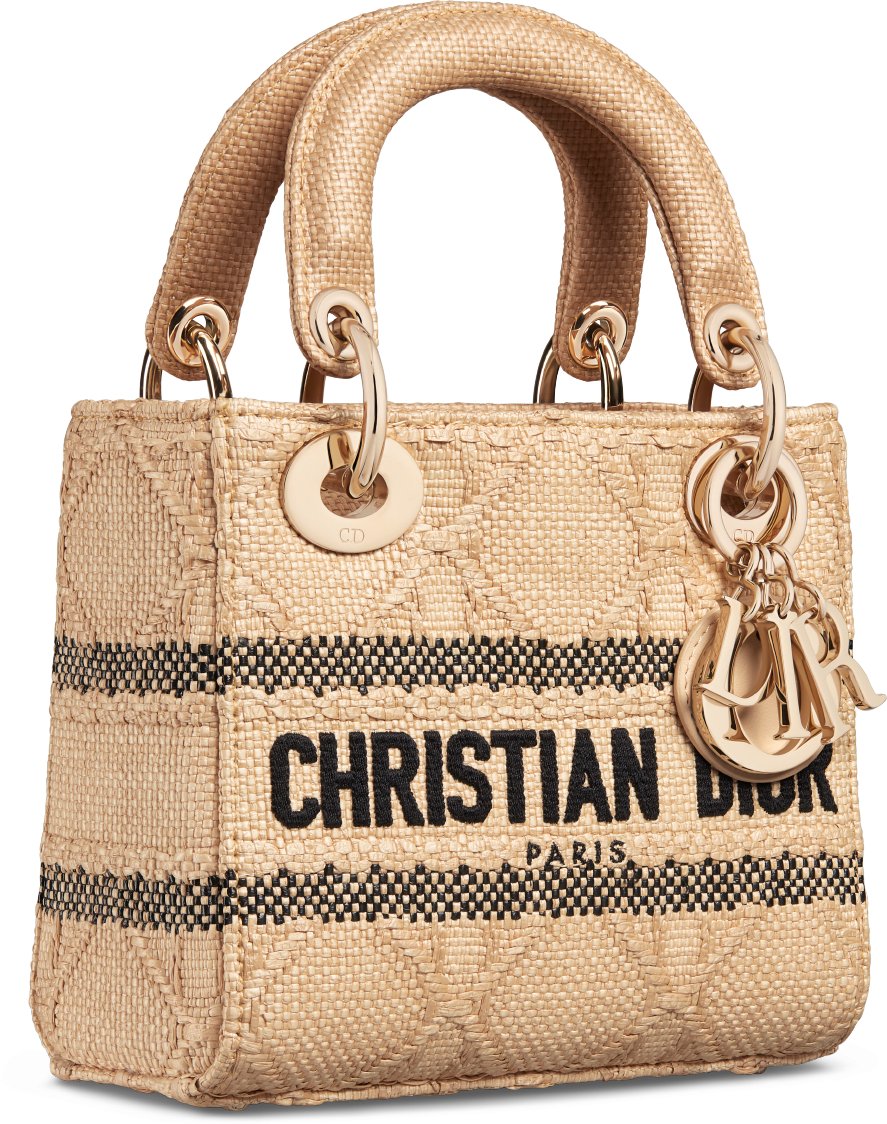 Mini Lady D-Lite Bag Three quarter closed view