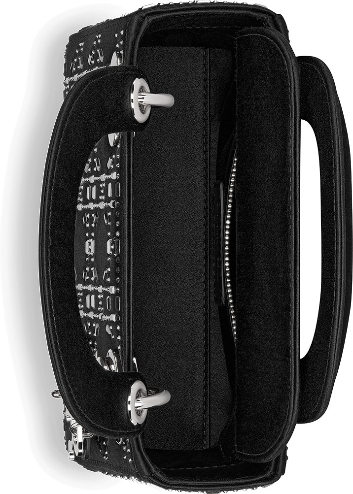 Mini Lady Dior Bag Top shot view