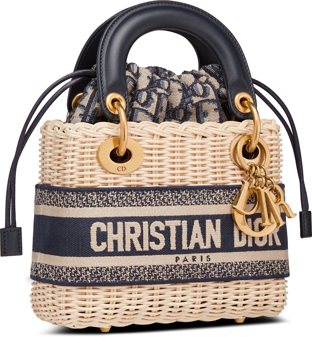 Sac Lady Dior Mini Vue de 3/4 zoomée