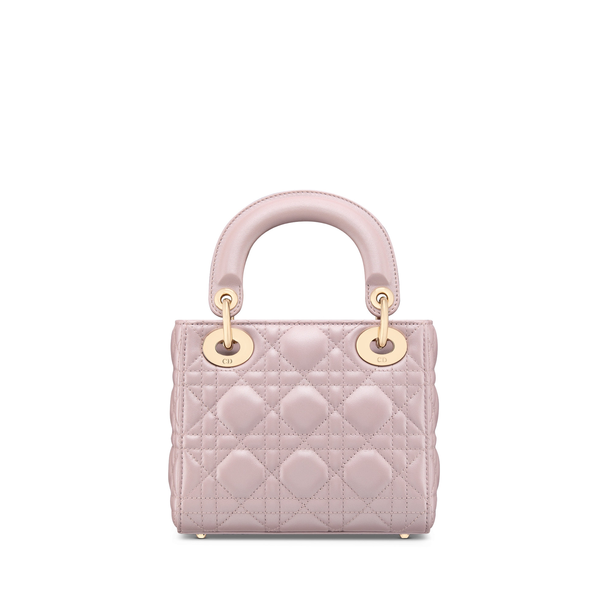 Mini Lady Dior Bag Lotus Pearlescent Cannage Lambskin E08