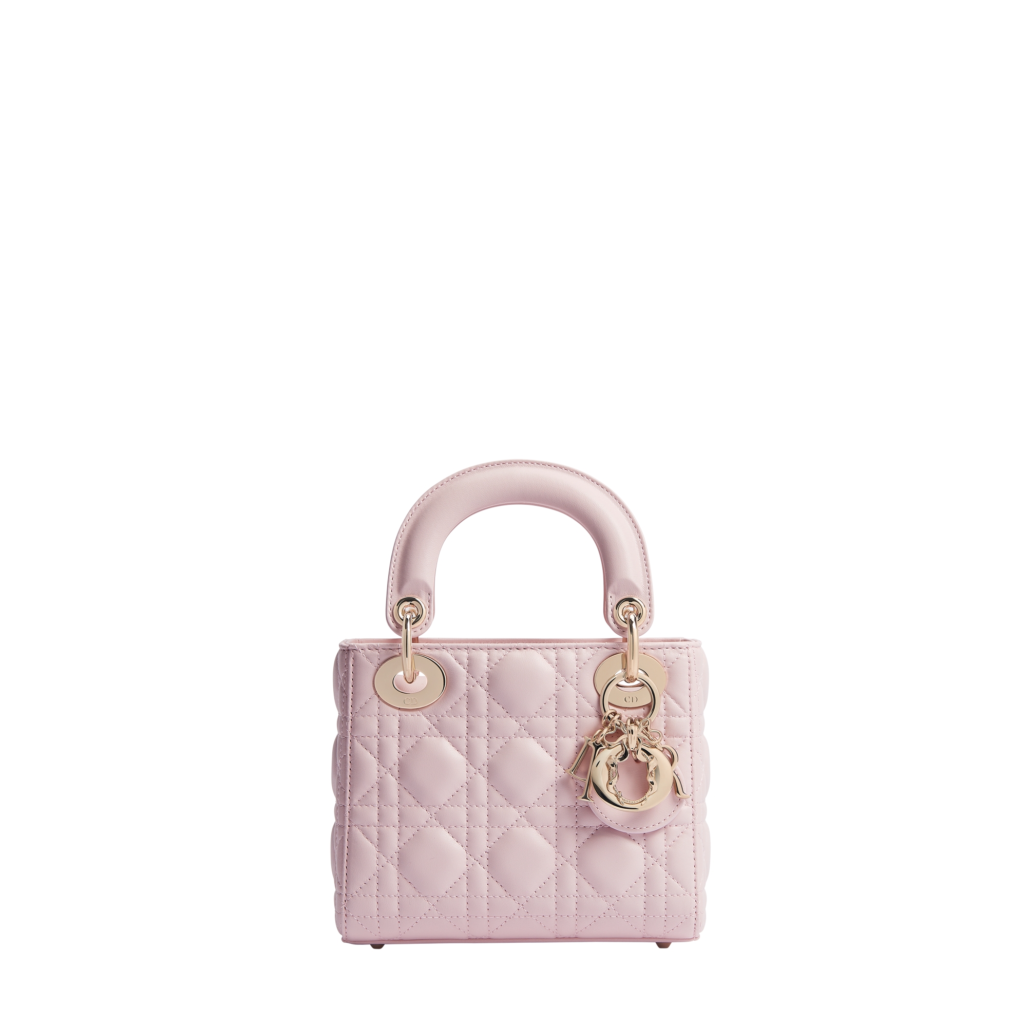  Cannage Lammleder in Rose Tendre