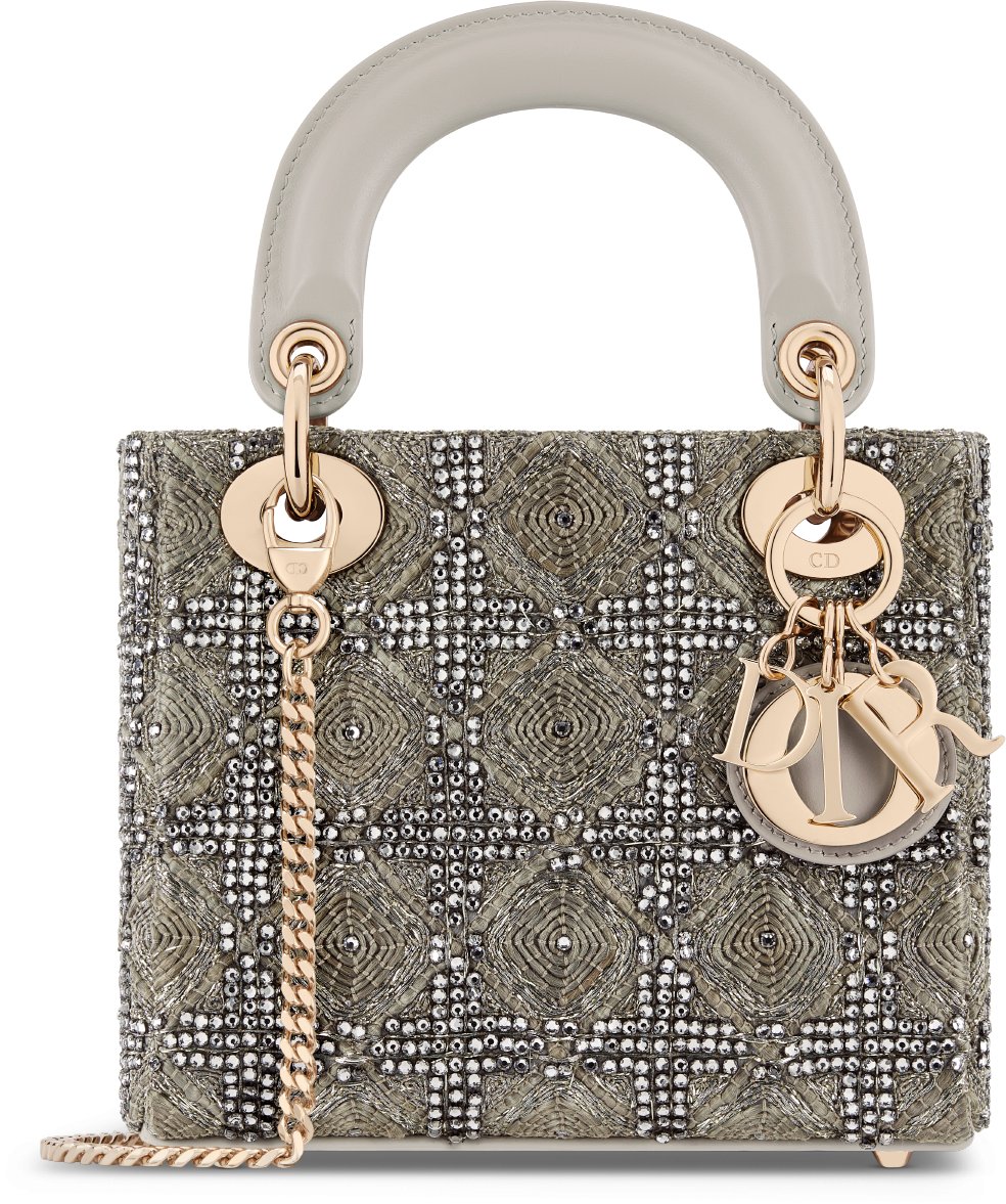 Mini lady dior satin bag 2025