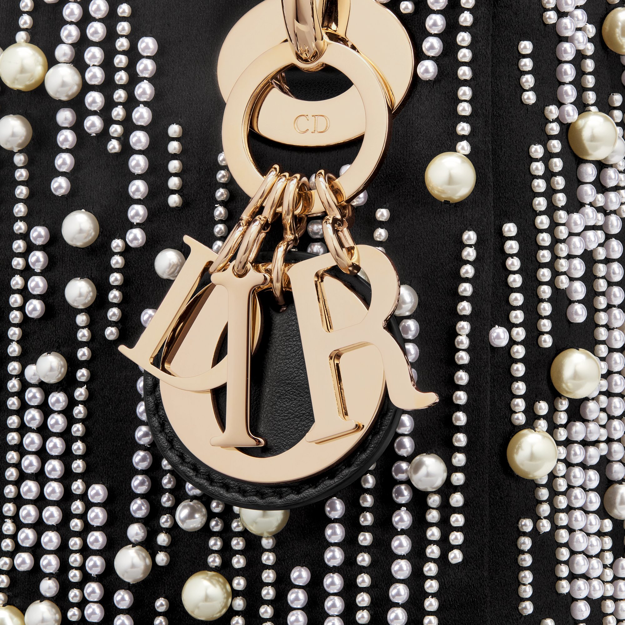 Mini lady dior embroidered bag cheap