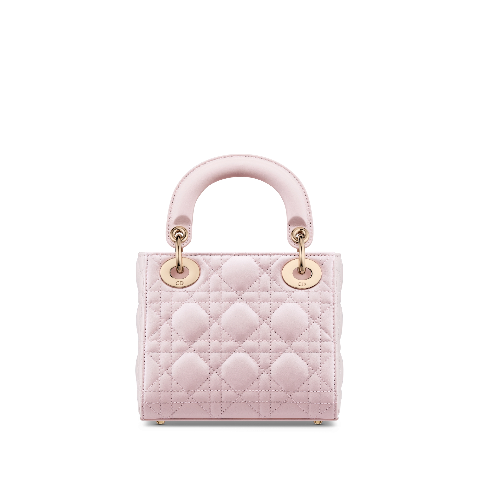 Mini Lady Dior Bag Blush Pink Cannage Lambskin E08
