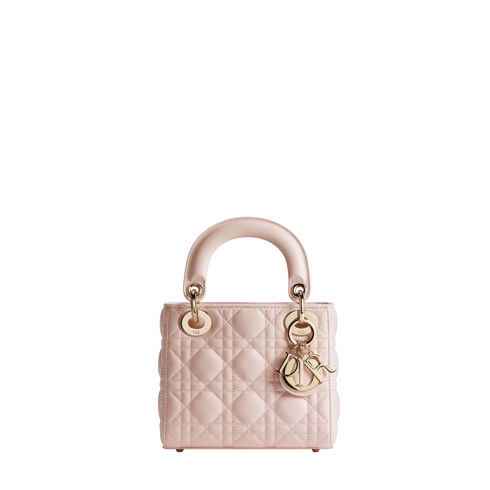  Powder Pink Cannage Lambskin