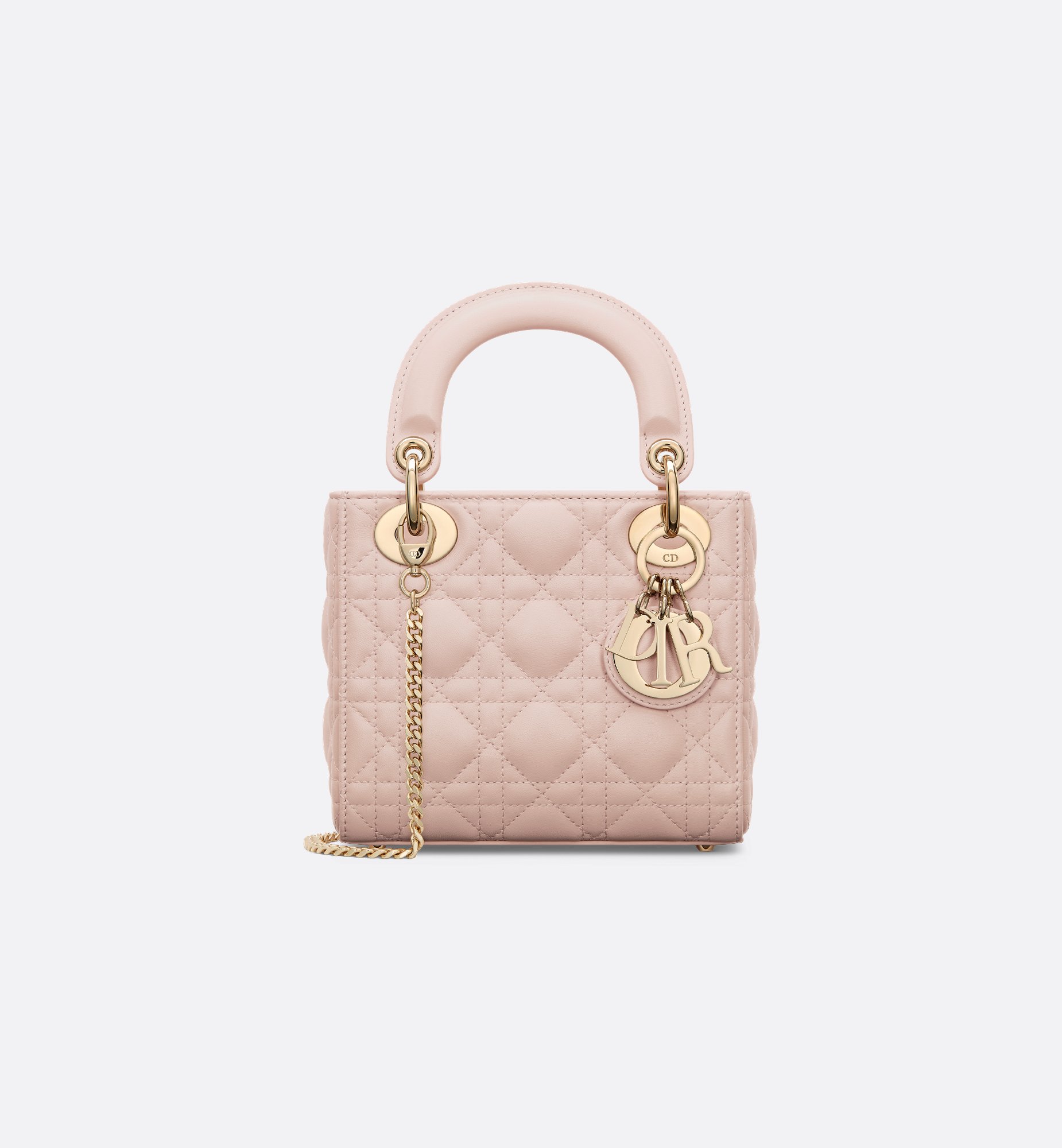 Mini Lady Dior Bag Desert Taupe Cannage Lambskin | DIOR Mini Lady Dior Bag Desert Taupe Cannage Lambskin | DIOR