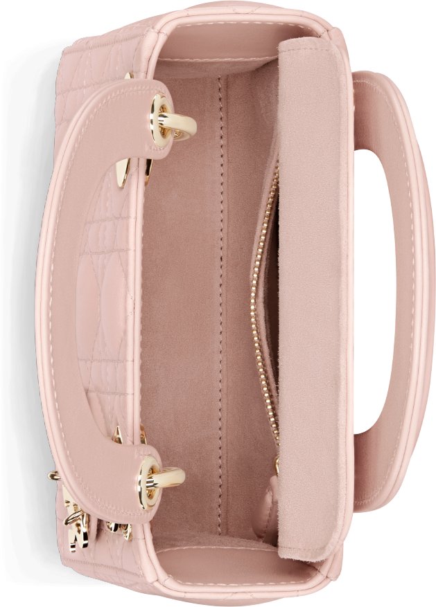 กระเป๋า Mini Lady Dior มุมมองด้านบน