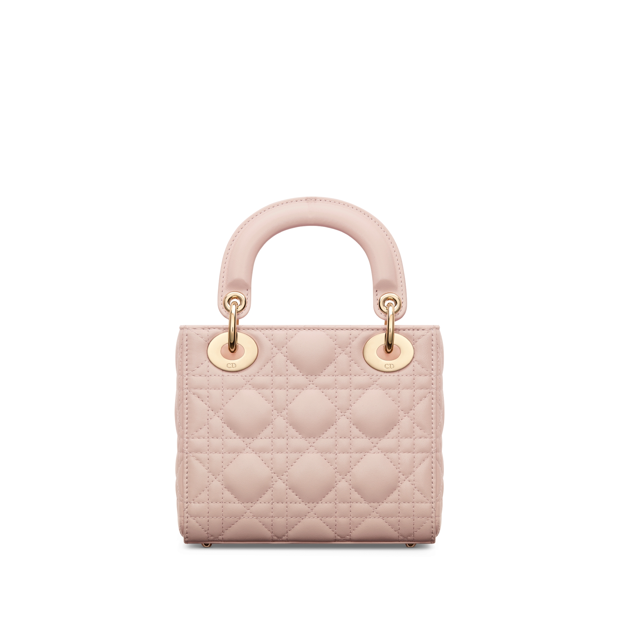 Mini Lady Dior Bag Powder Pink Cannage Lambskin E08