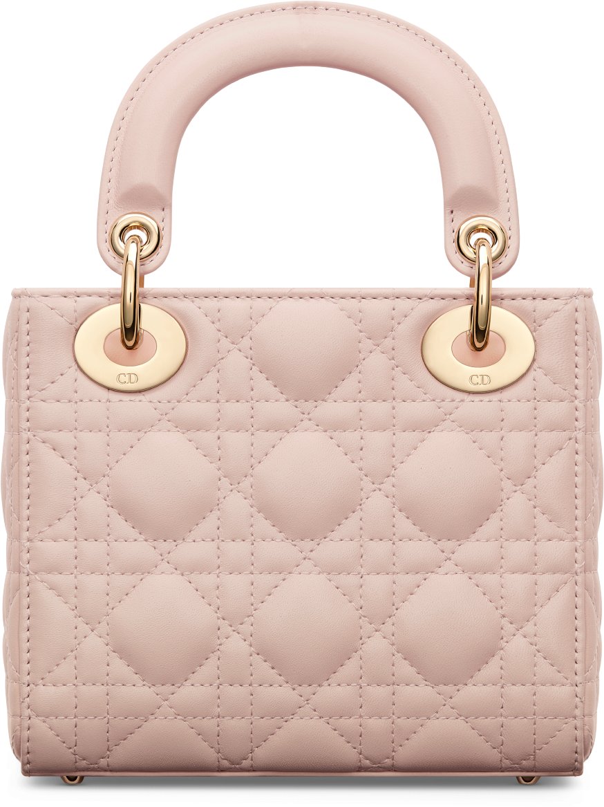 กระเป๋า Mini Lady Dior มุมมองด้านหลัง