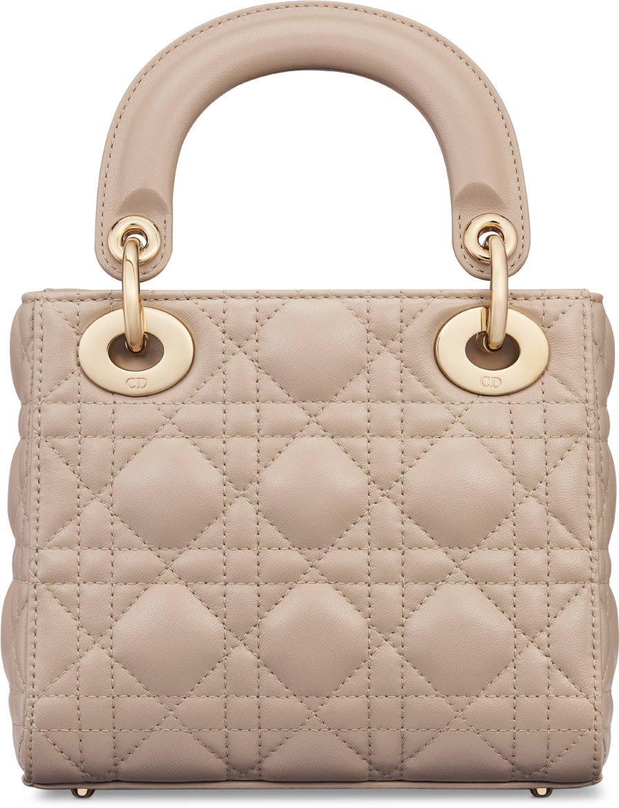 Mini lady dior beige outlet
