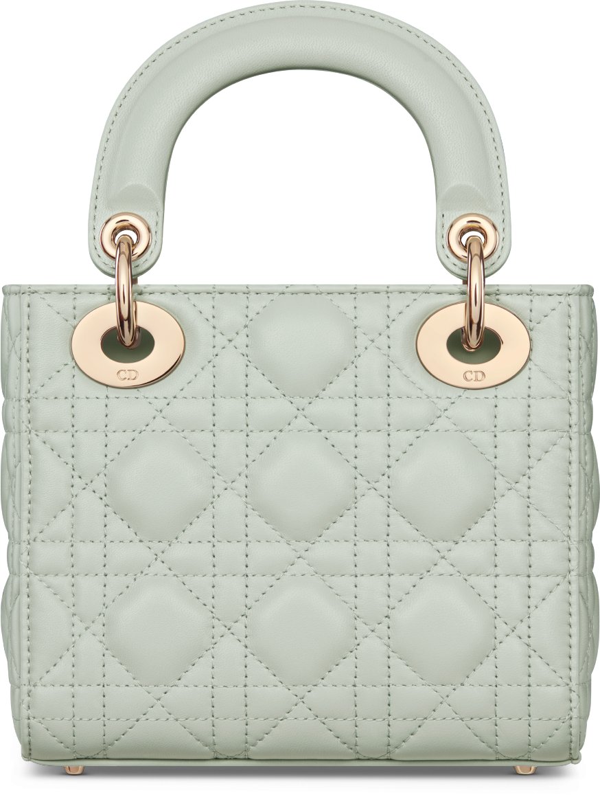 DIOR | Lady Dior バッグ ミニ カナージュ パテントカーフスキン