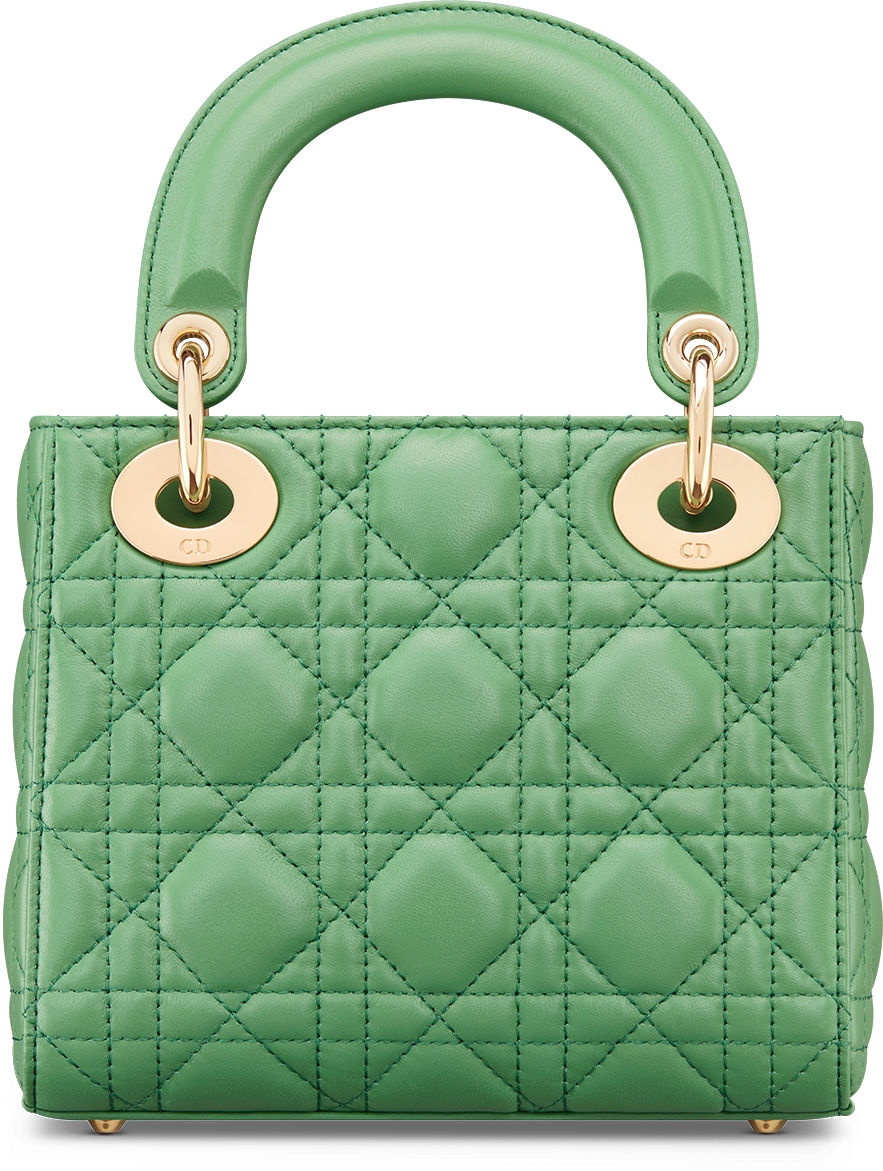 Dior mini lady dior lambskin bag hotsell