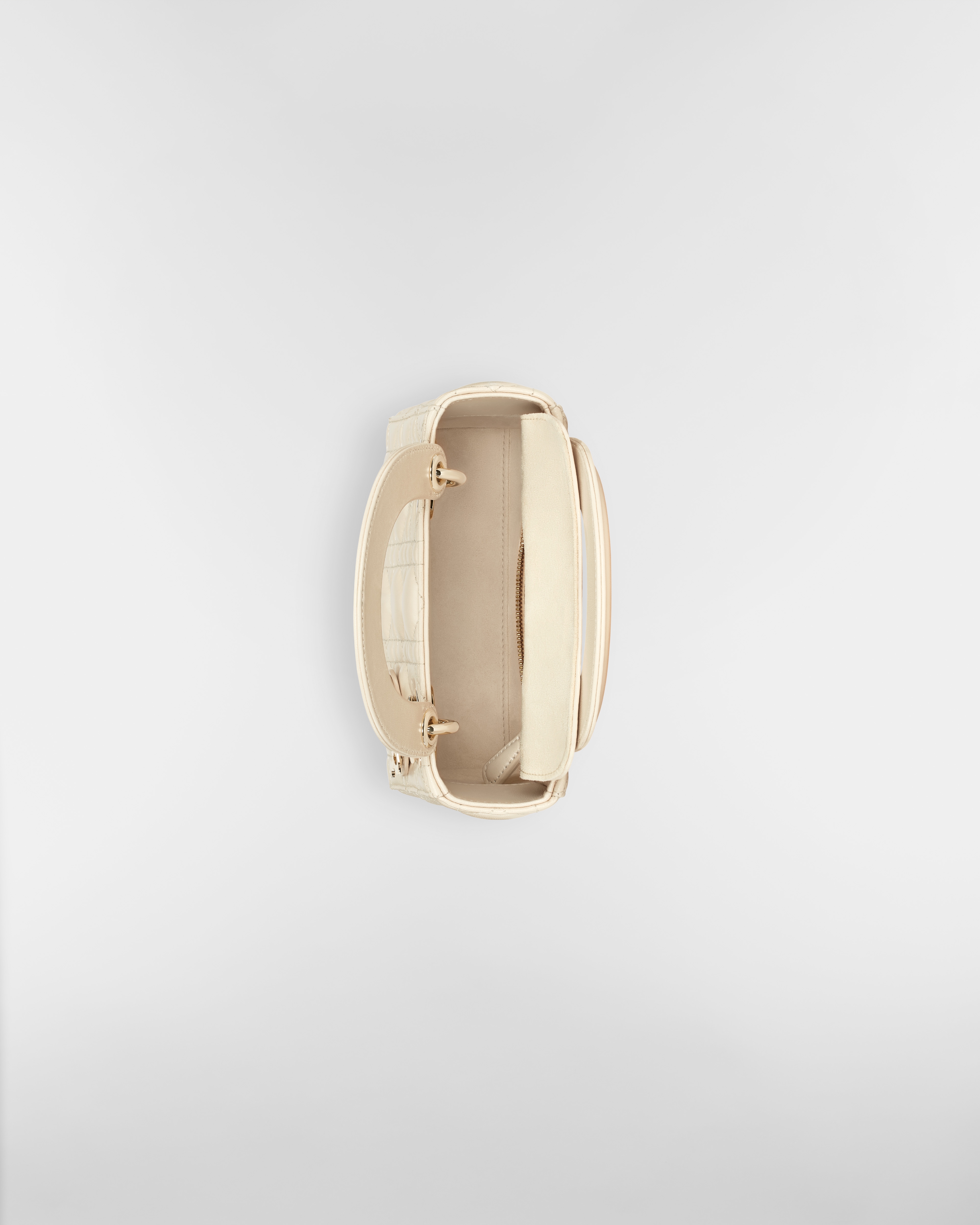 Mini Lady Dior Bag Light Beige Cannage Lambskin E06