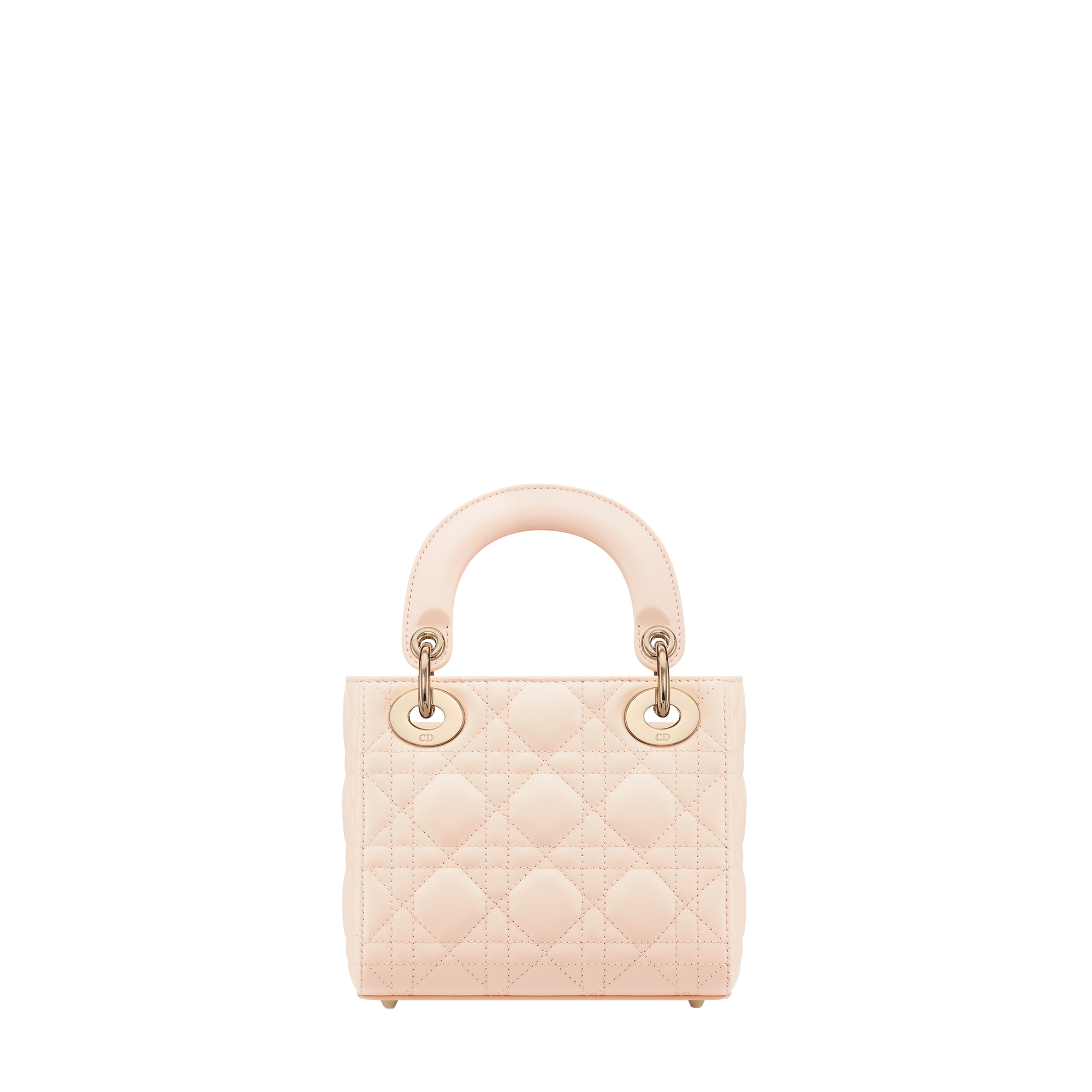 Mini Lady Dior Bag Sandstone Pink Cannage Lambskin E08