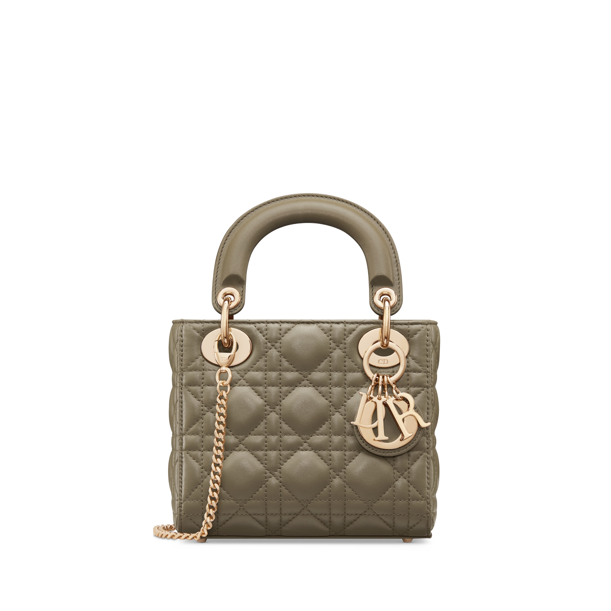 Mini Lady Dior Bag Powder Pink Cannage Lambskin | DIOR