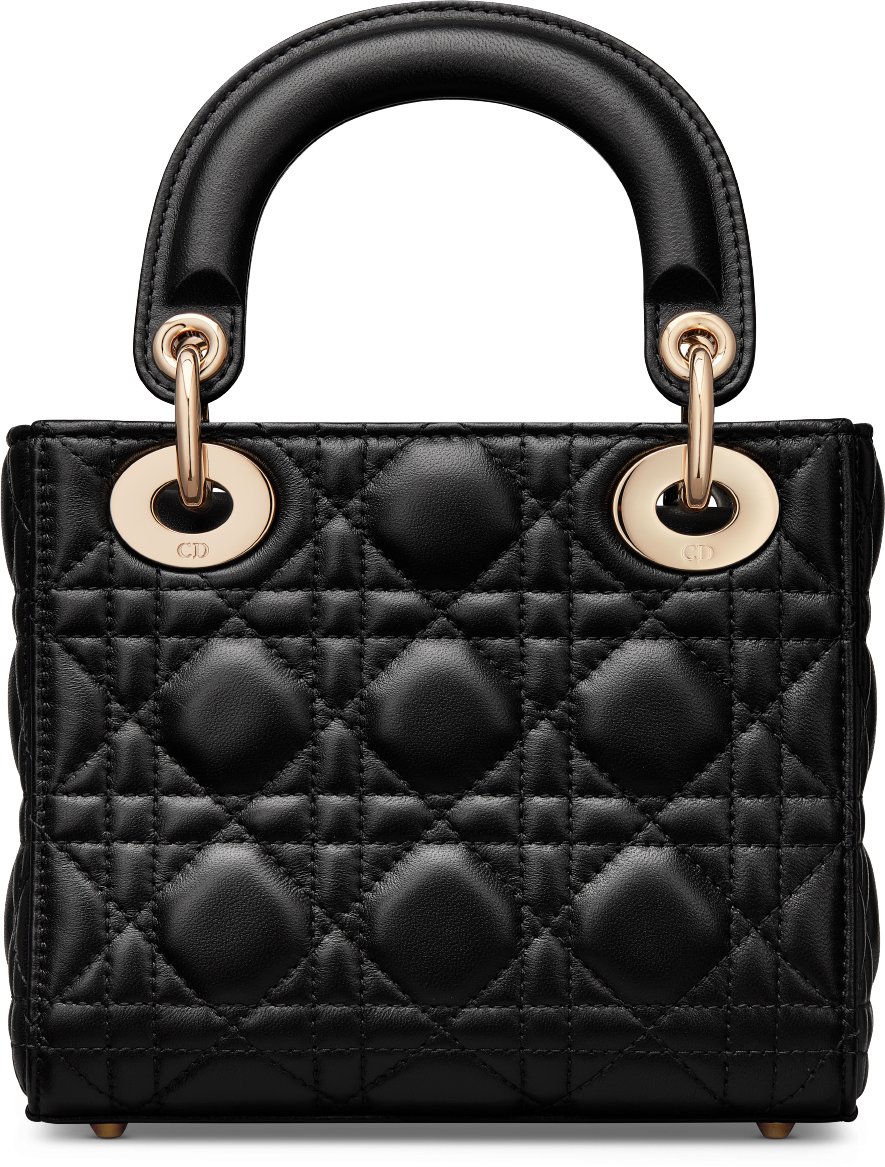Black mini lady dior bag outlet