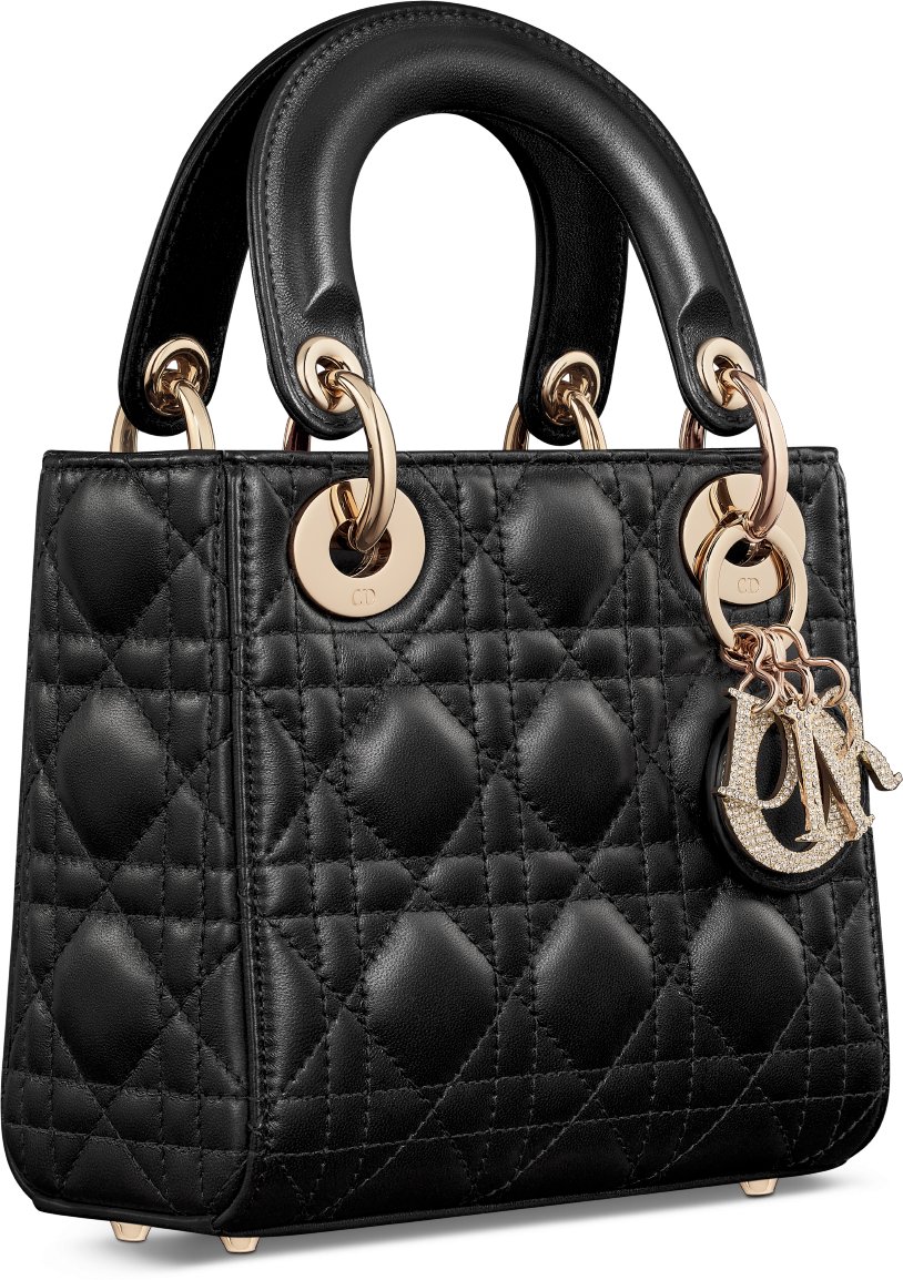 Bolsa Lady Dior míni aria_threeQuarterClosedView
