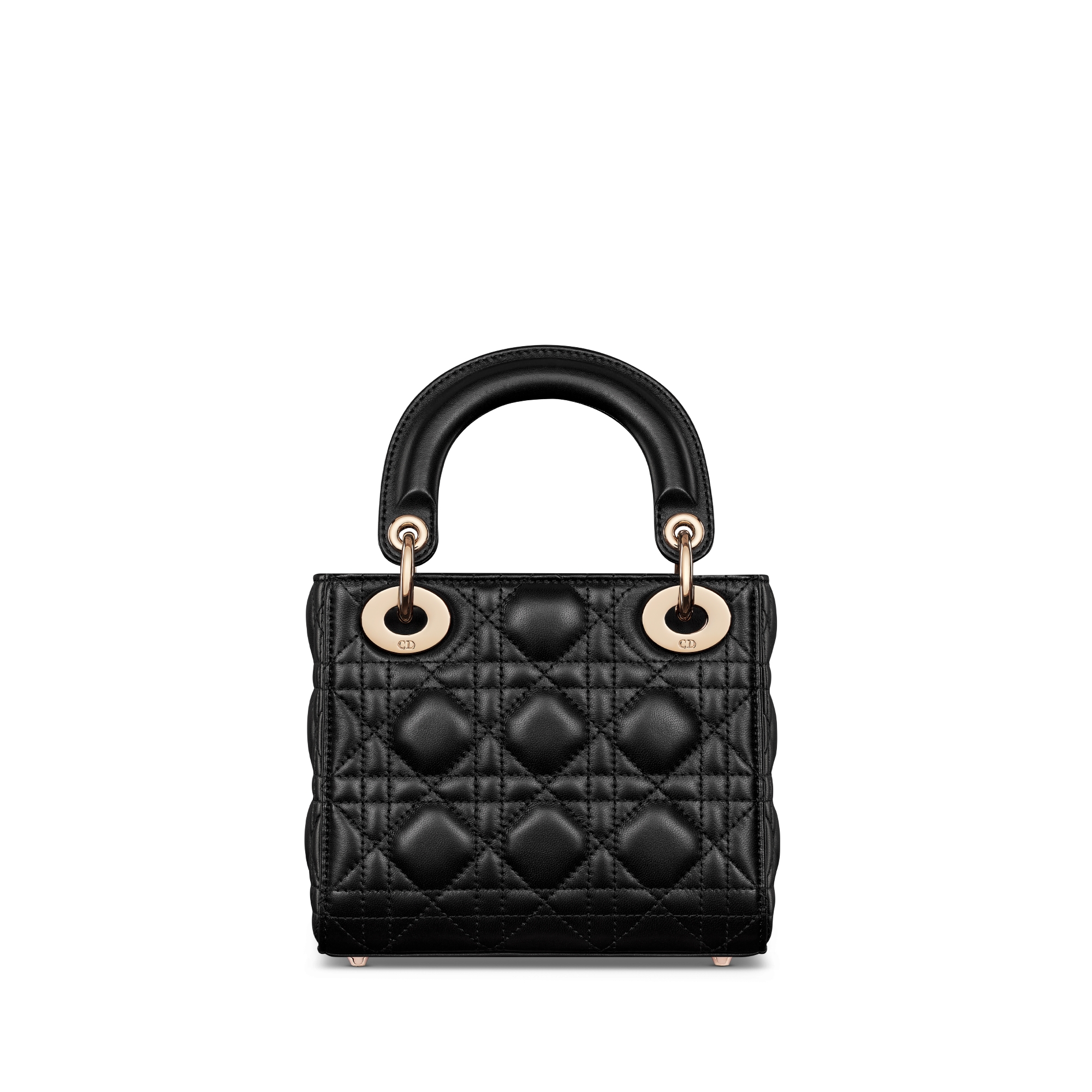 Sac Lady Dior Mini Cuir d'agneau Cannage noir E08