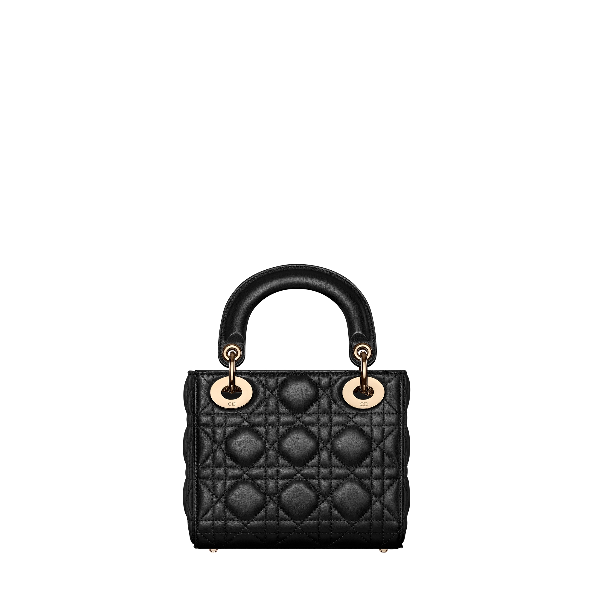 Mini Lady Dior Bag Black Cannage Lambskin E08