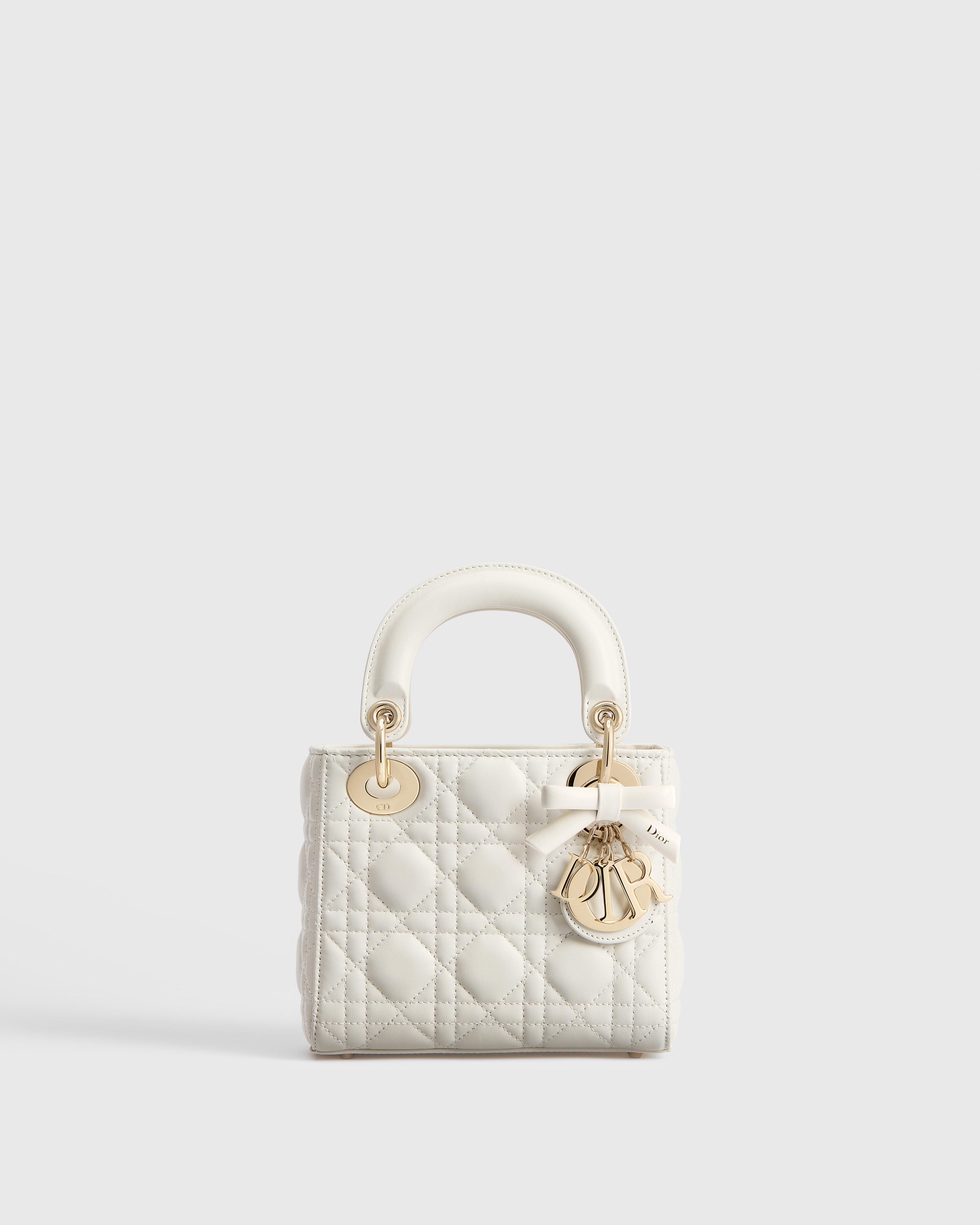 Lady Dior チェーンバッグ ミニ カナージュ ラムスキン E01