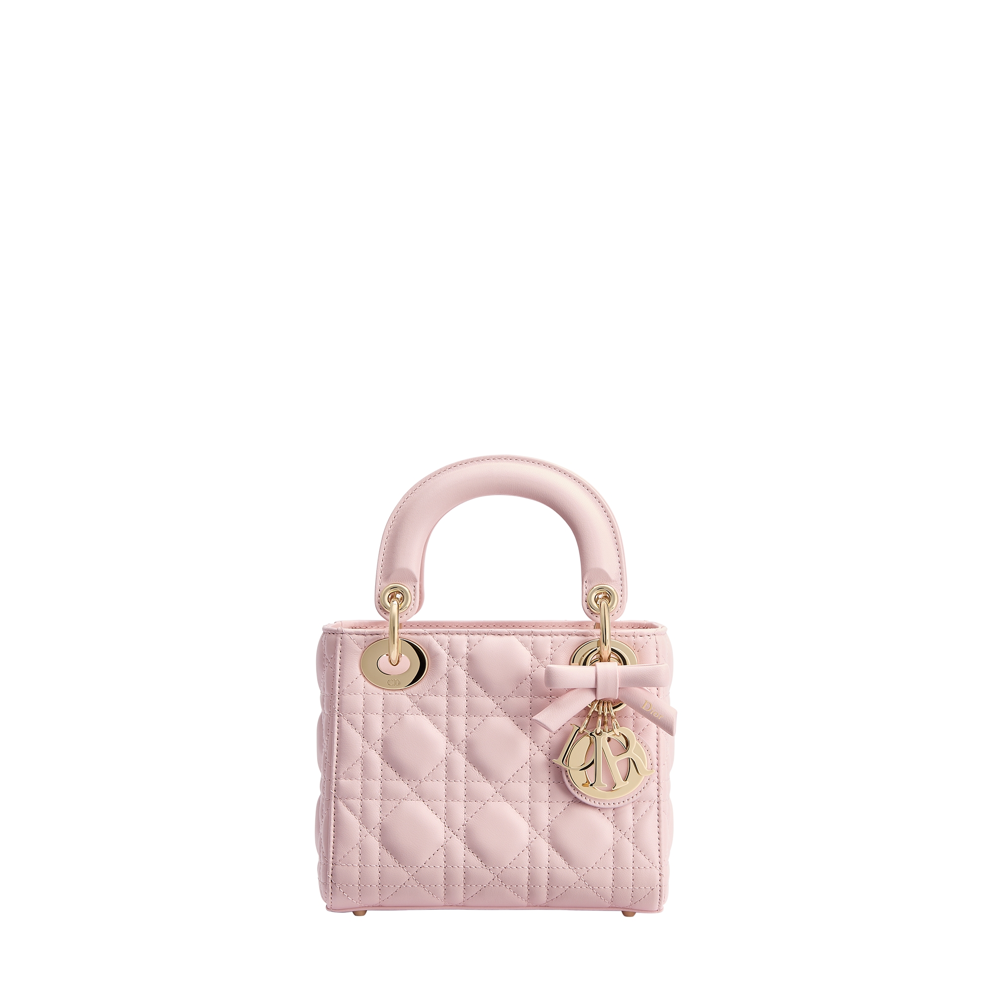  Cuir d'agneau Cannage rose Soupir