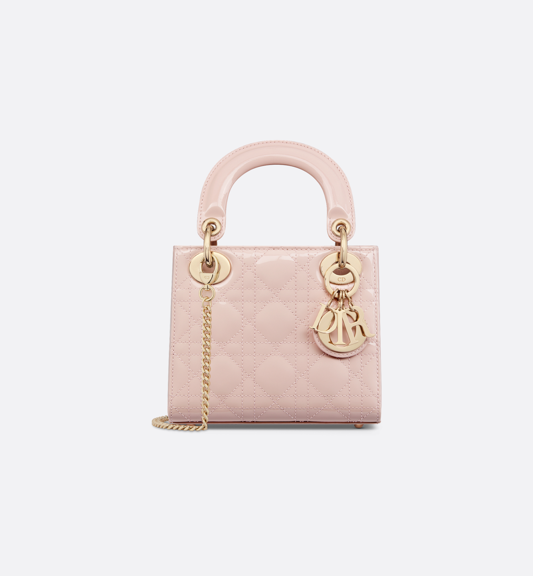 DIOR | Lady Dior バッグ ミニ カナージュ パテントカーフスキン DIOR | Lady Dior バッグ ミニ カナージュ パテントカーフスキン