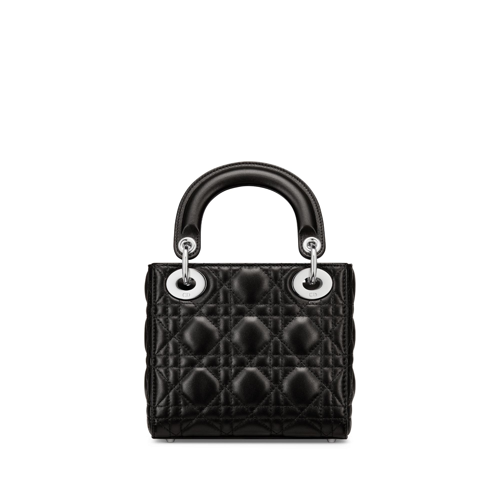 Mini Lady Dior Bag Black Cannage Lambskin E08