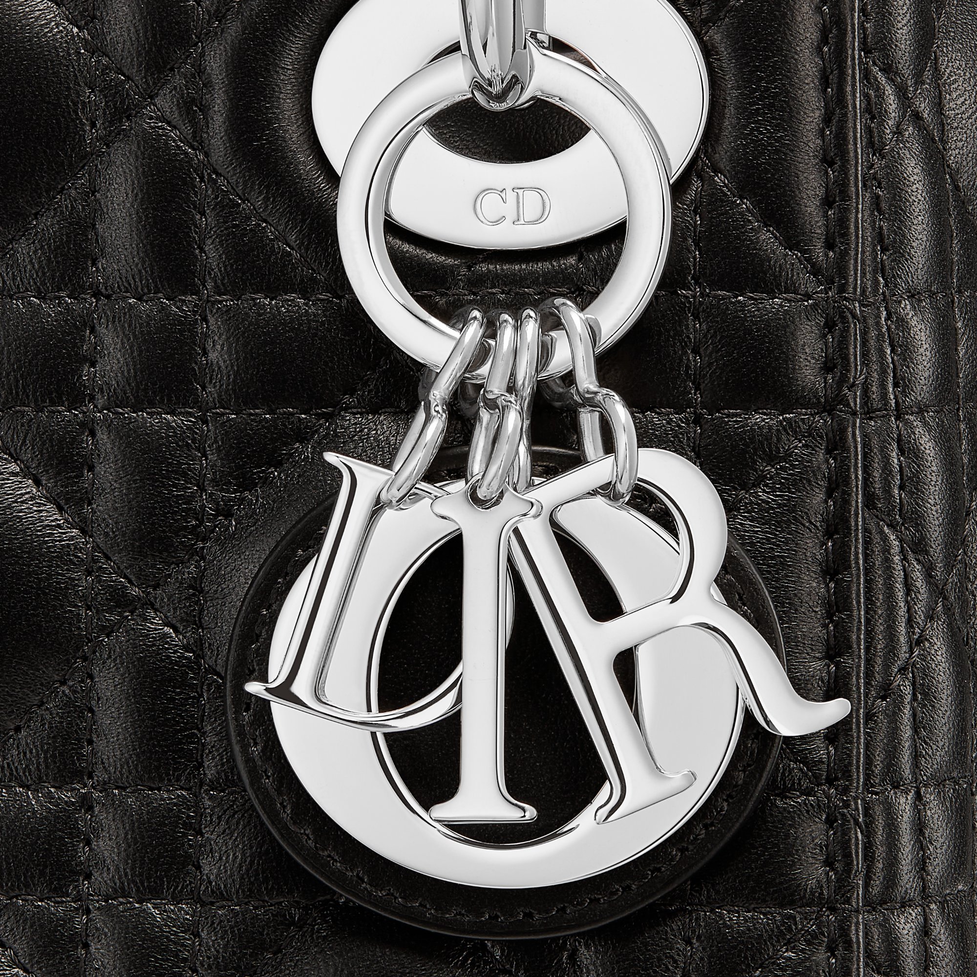 Mini Lady Dior Bag Black Cannage Lambskin DIOR