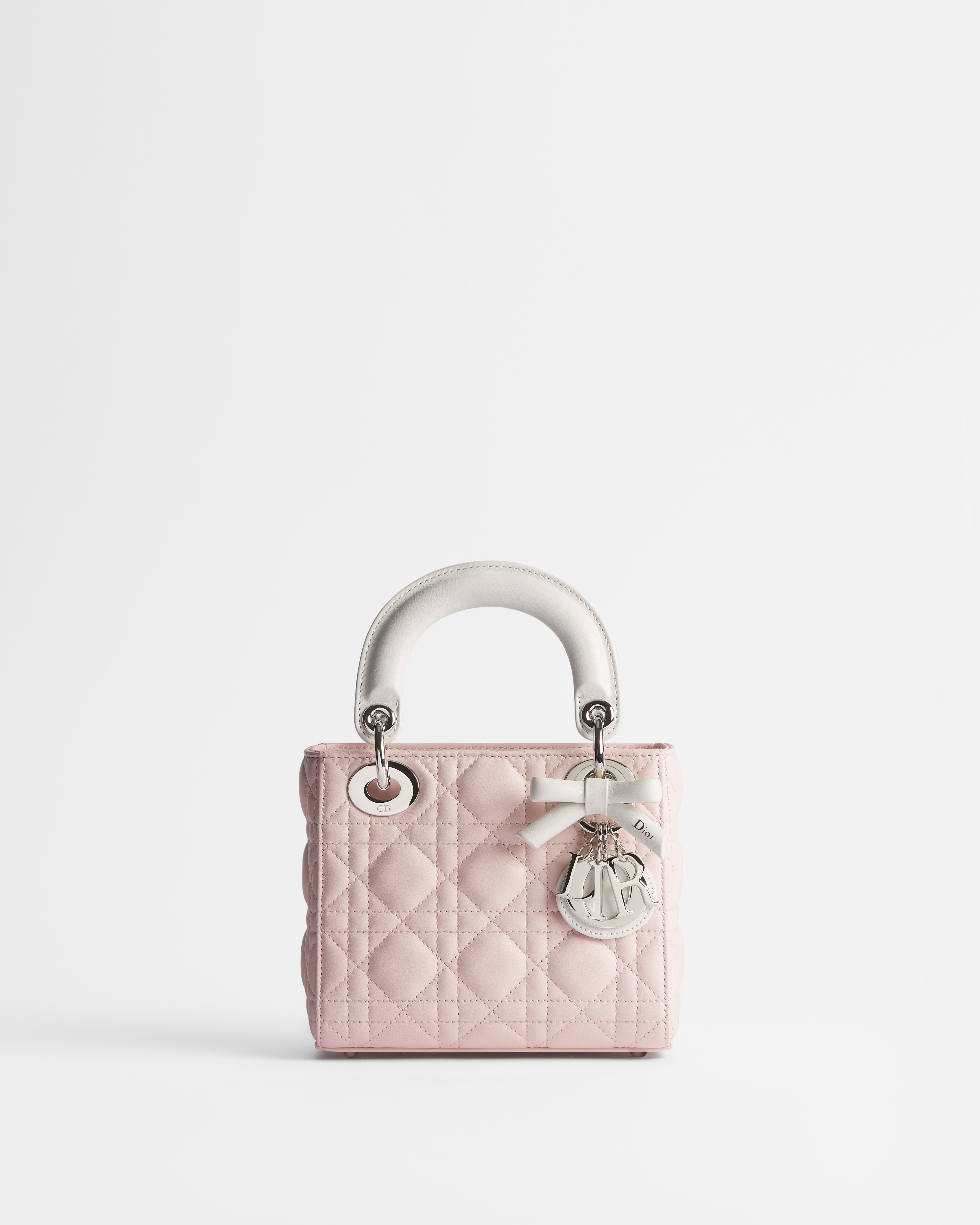 Dior Or Lady Dior チェーンバッグ ミニ カナージュ ラムスキン E01