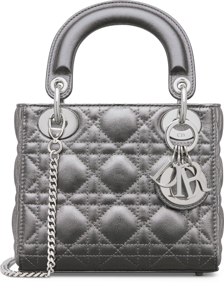 Lady dior mini metallic on sale