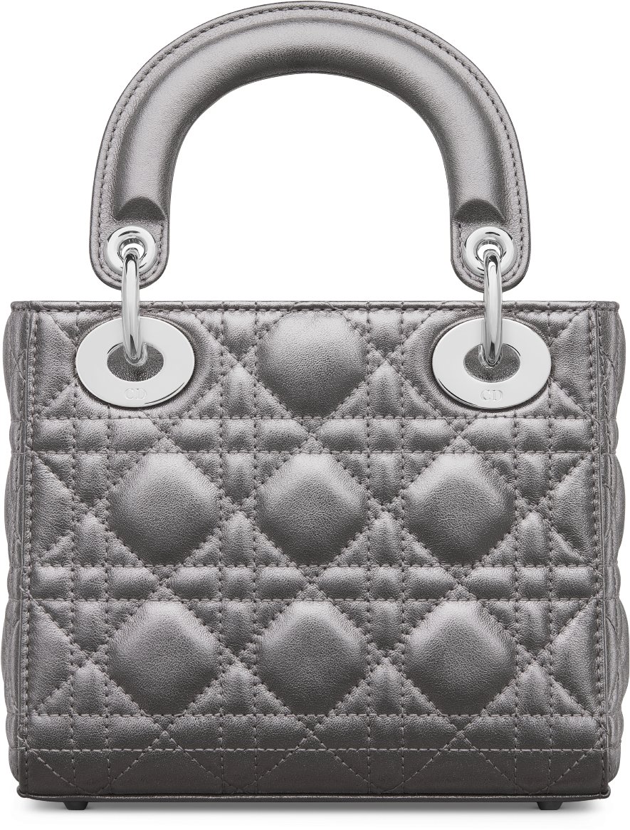 Mini lady dior metallic cheap