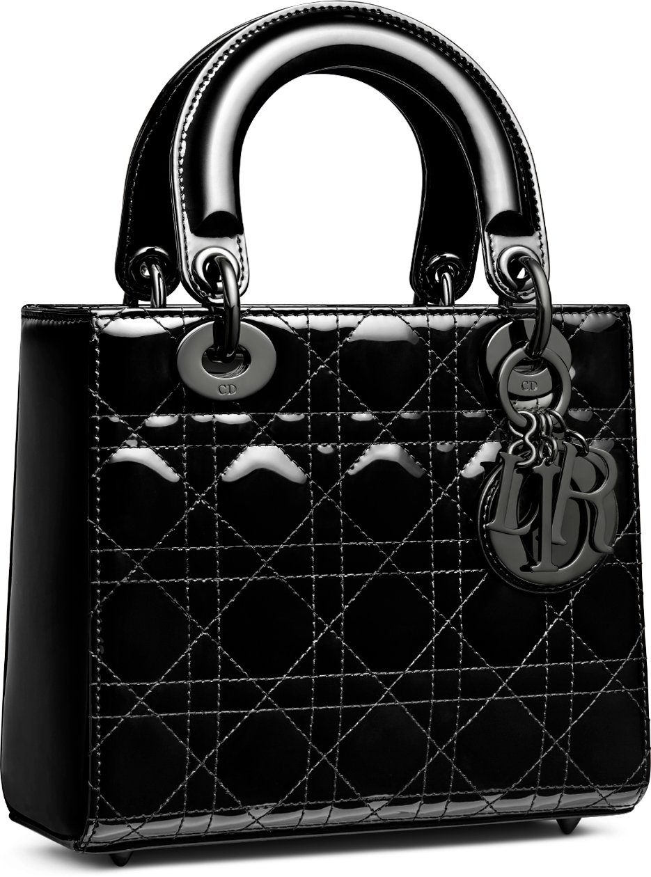 DIOR | Lady Dior バッグ スモール ウルトラグロッシー カナージュ パテントカーフスキン
