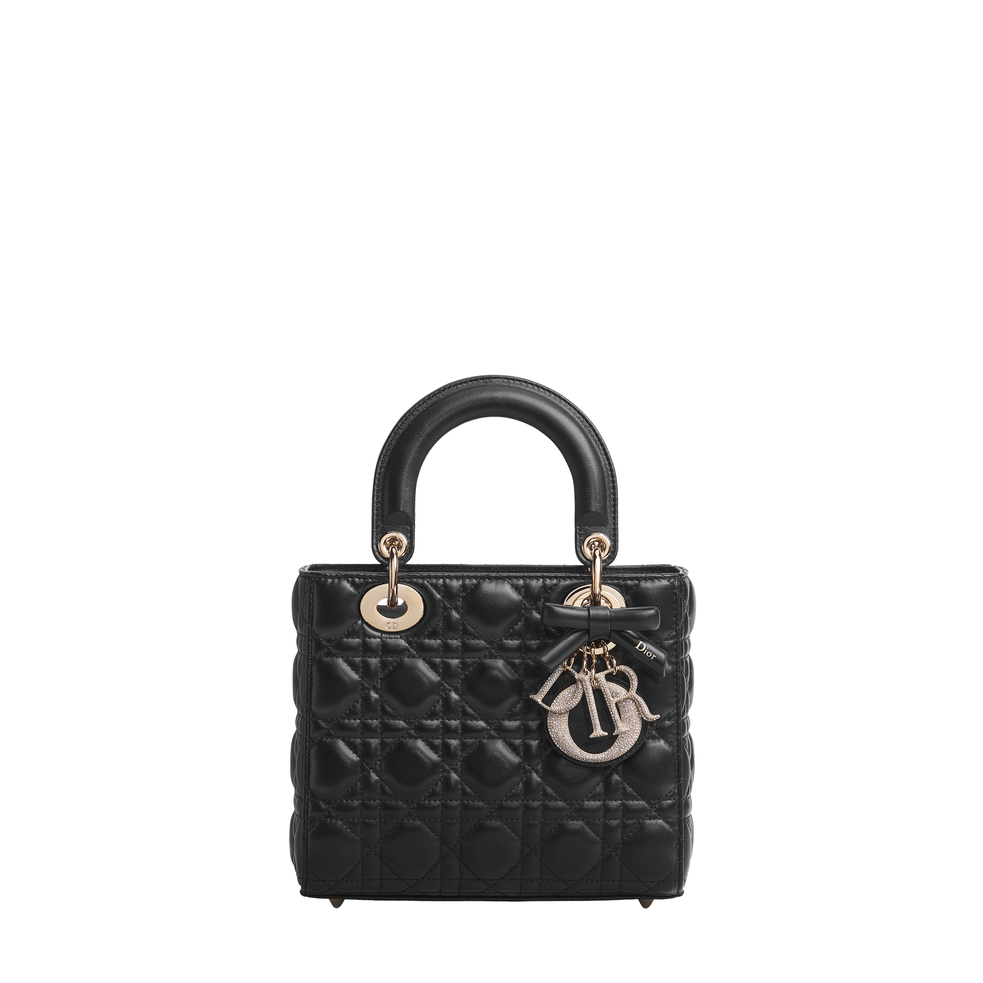 Black Cannage Lambskin