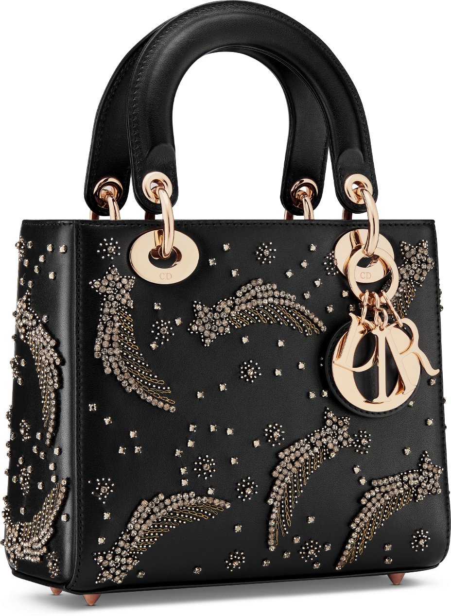Lady dior black lambskin new arrivals