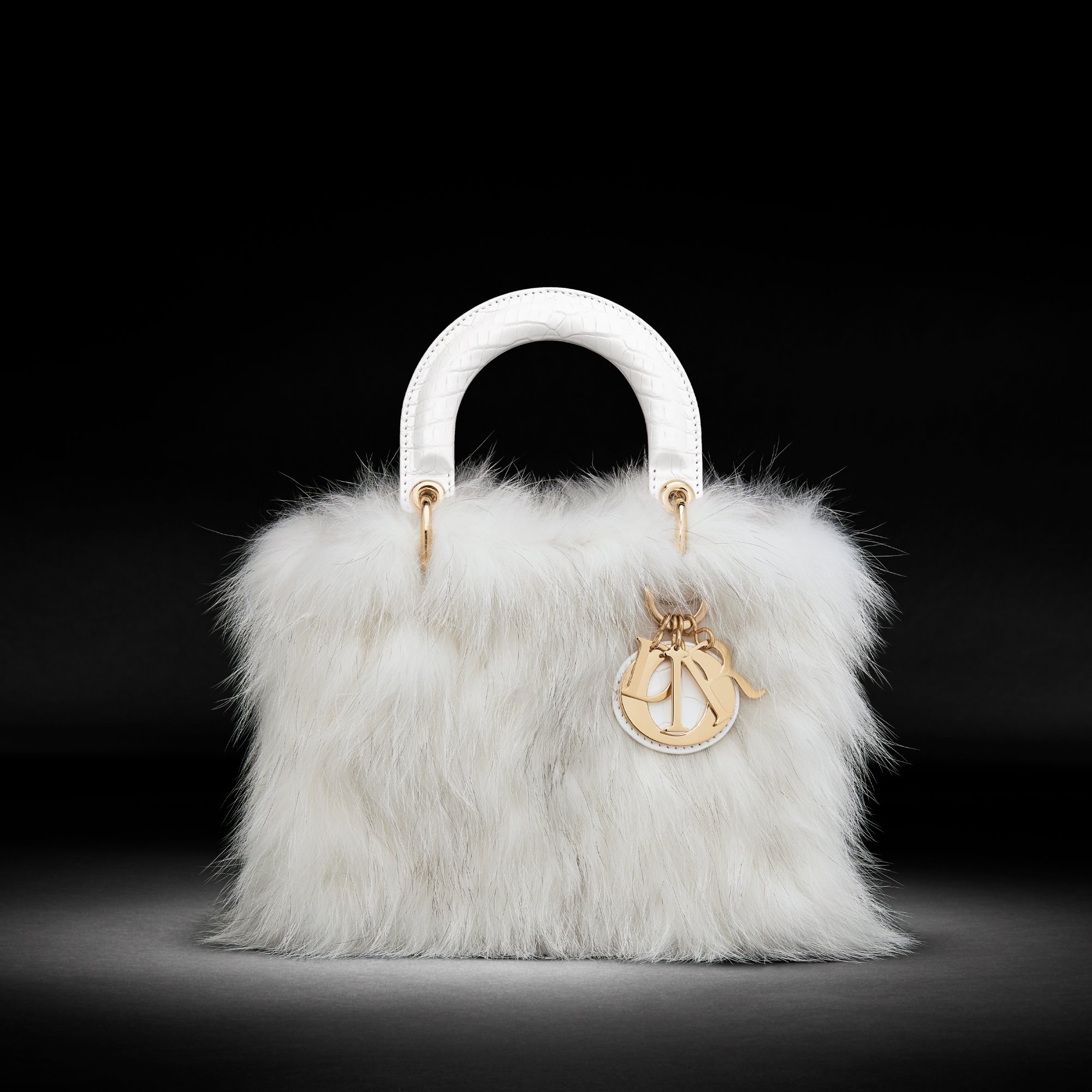 Small Lady Dior Bag Latte Fox and Mink DIOR