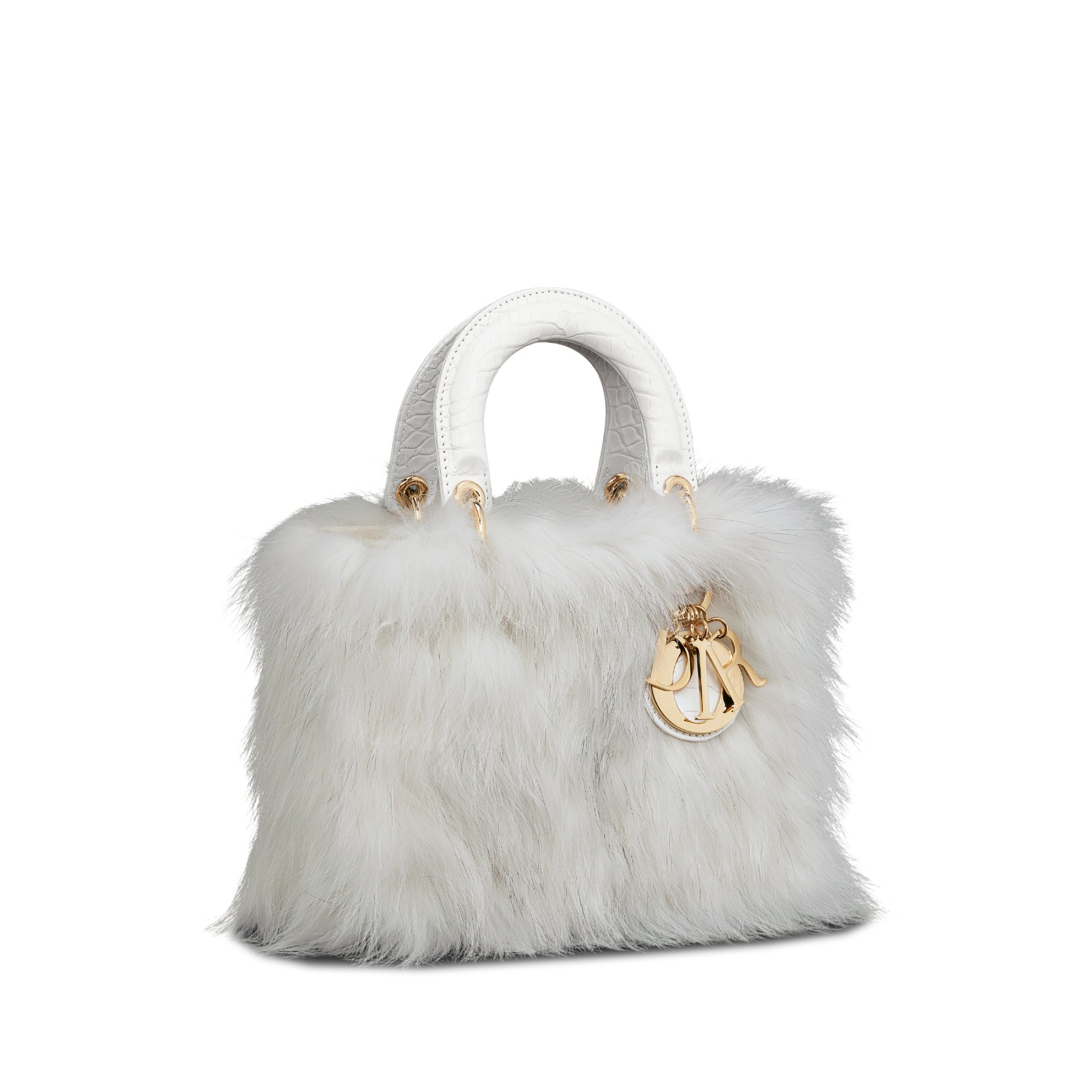 Small Lady Dior Bag Latte Fox and Mink DIOR