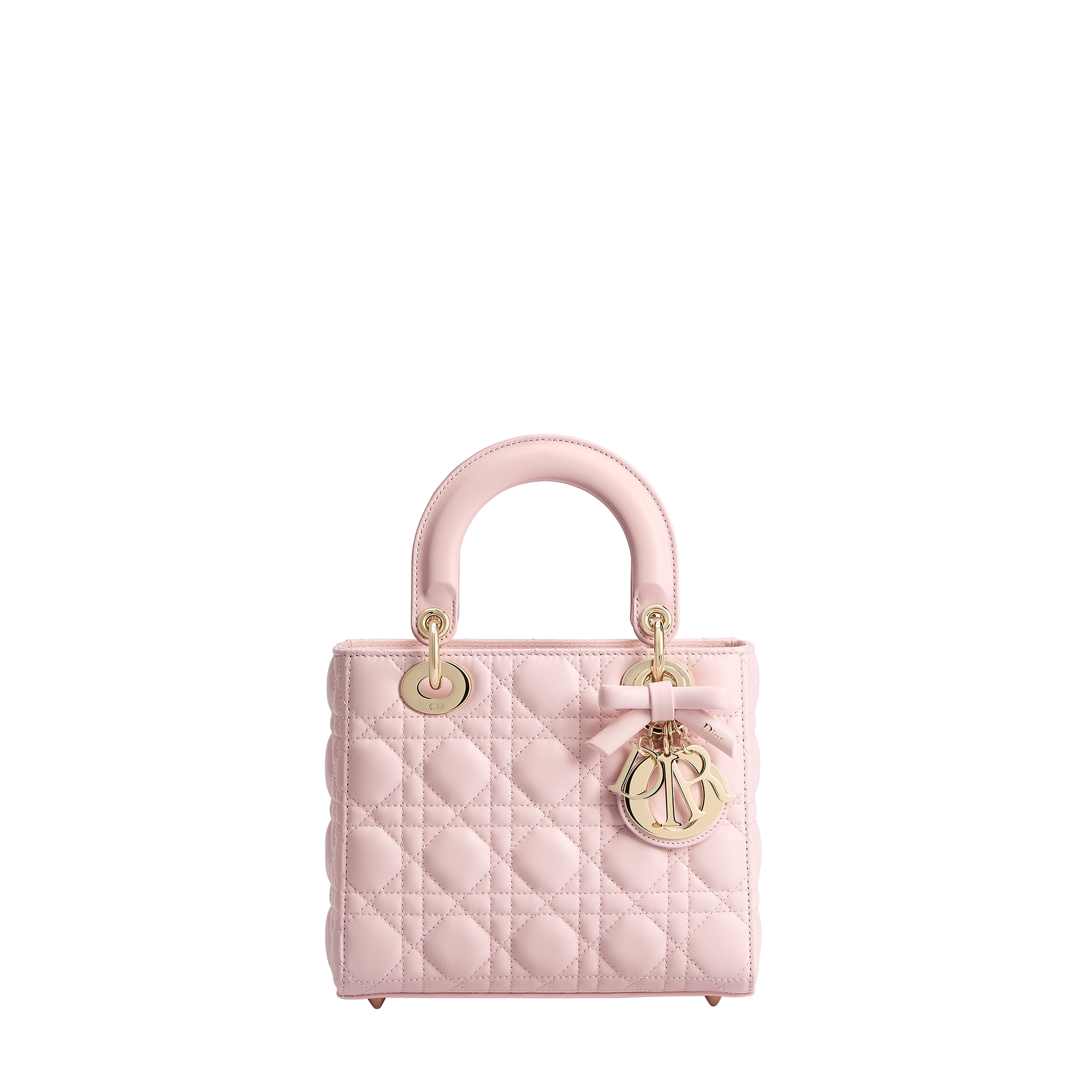  Pelle di agnello Cannage rosa Soupir