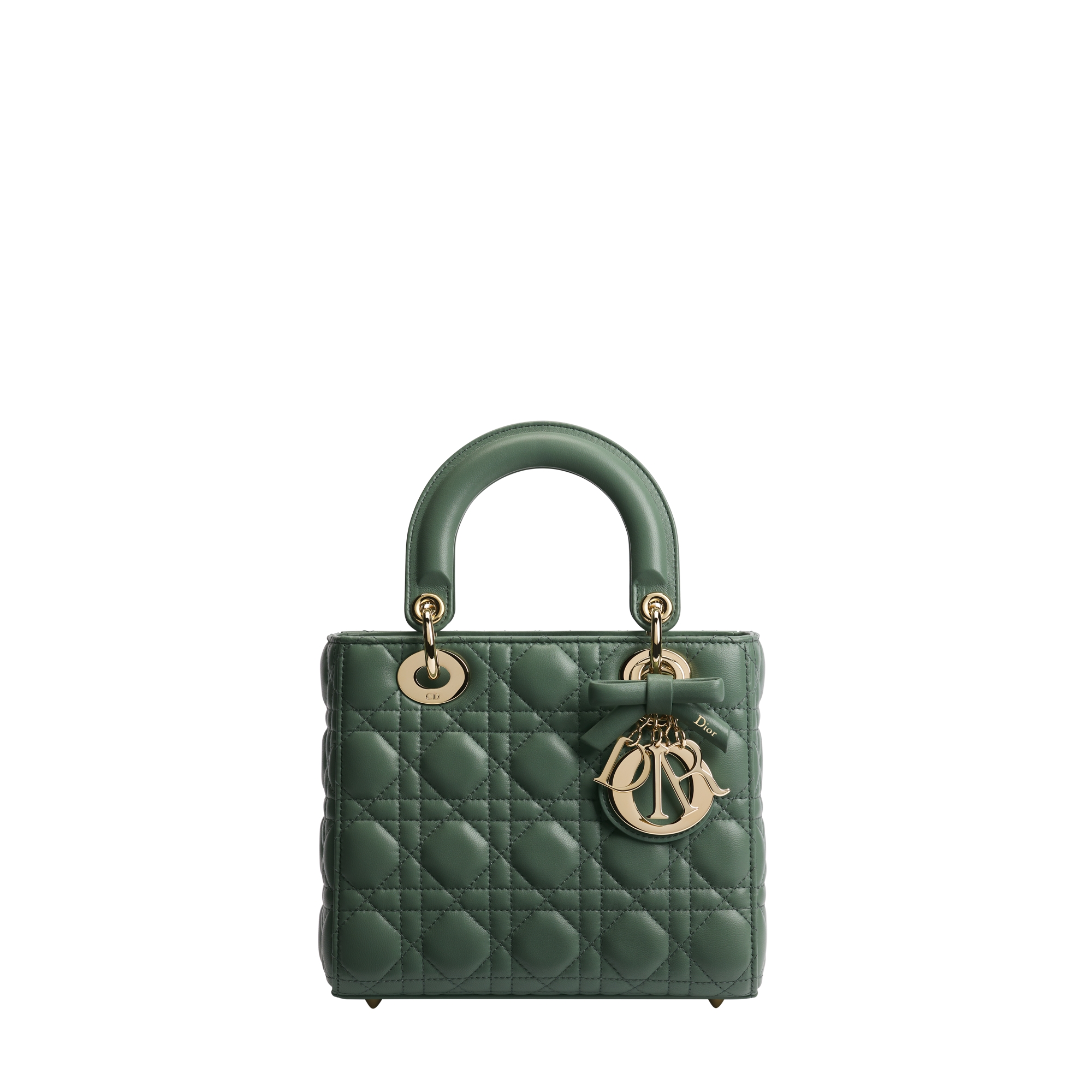  Vert de Gris Cannage Lambskin
