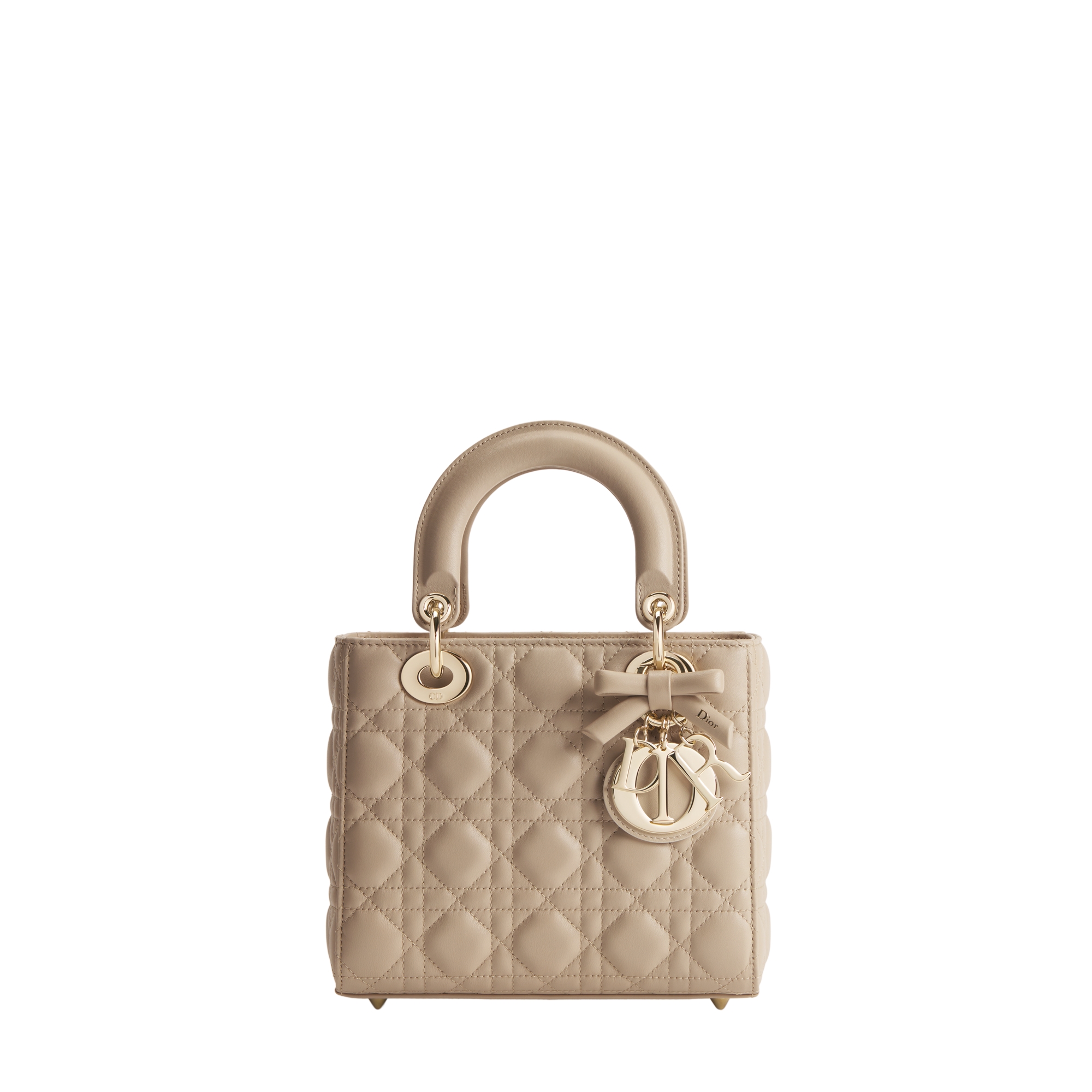  Powder Beige Cannage Lambskin