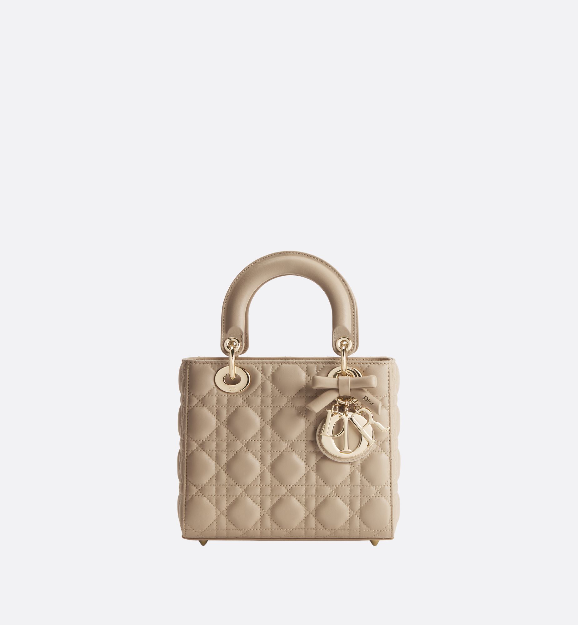 Powder Beige Cannage Lambskin
