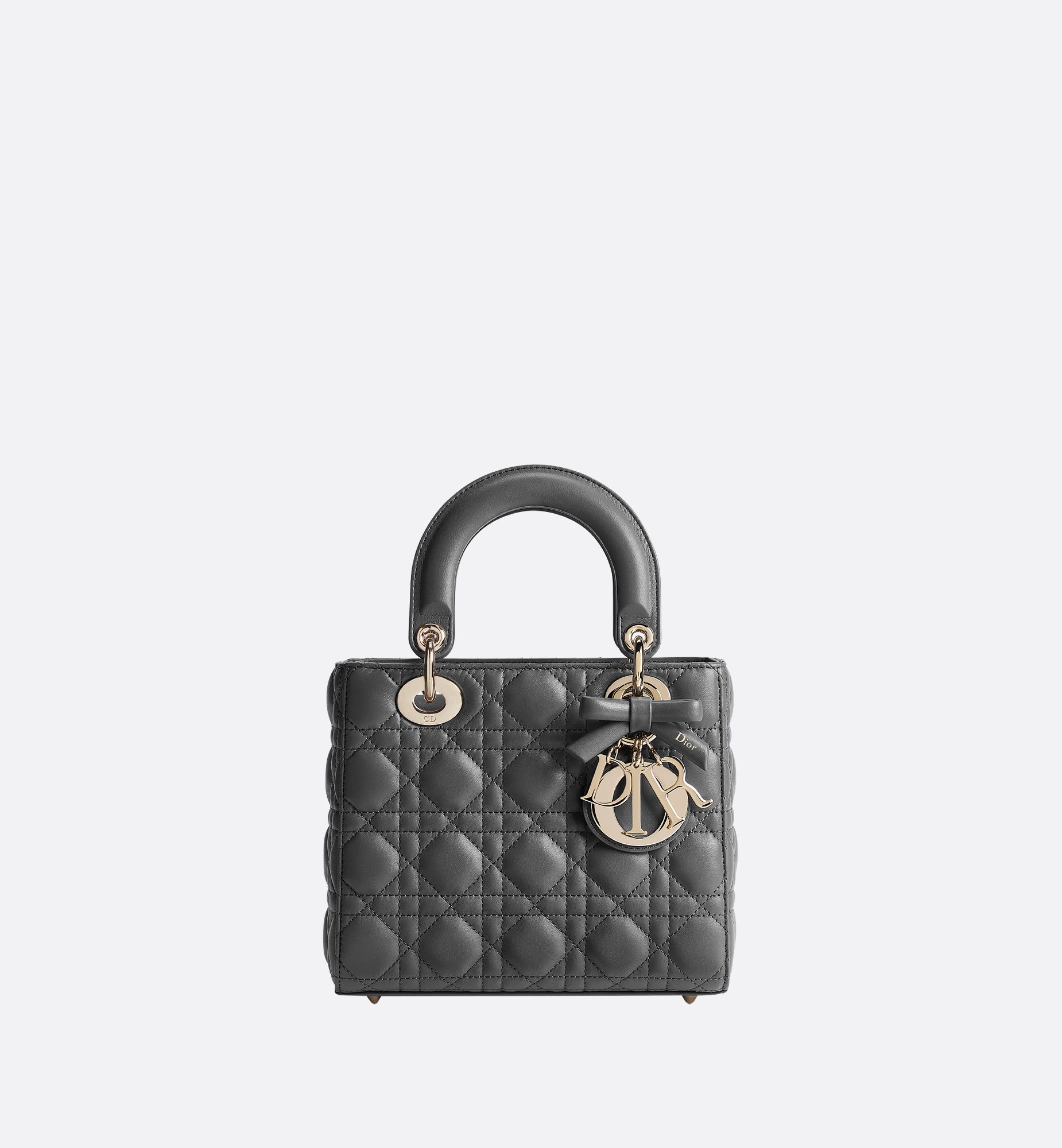 Gris Flanelle Cannage Lambskin
