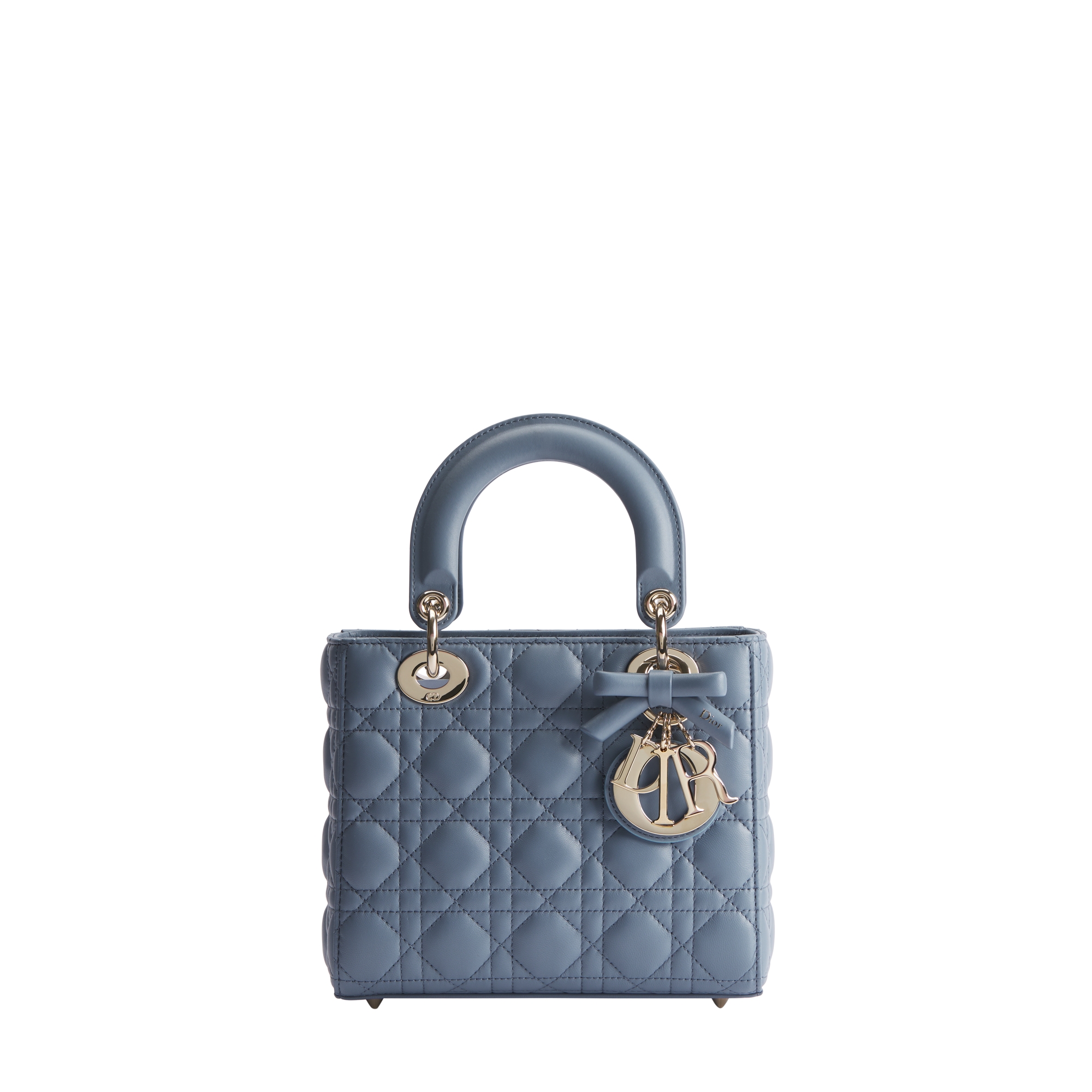  Blue-Gray Cannage Lambskin