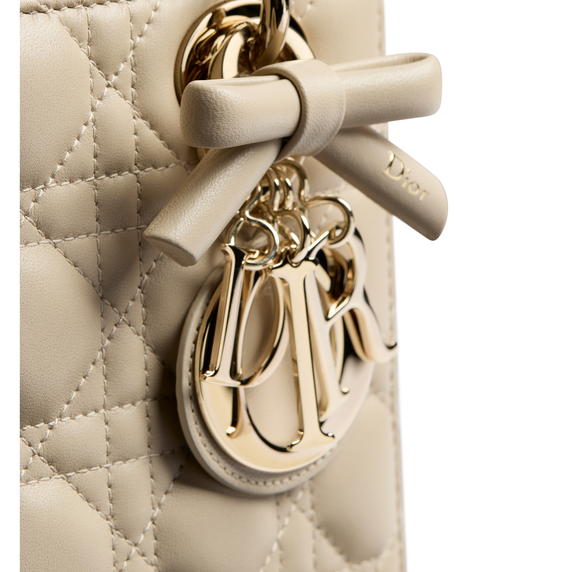 Small Lady Dior Bag with Strap Trench Cannage Lambskin E09