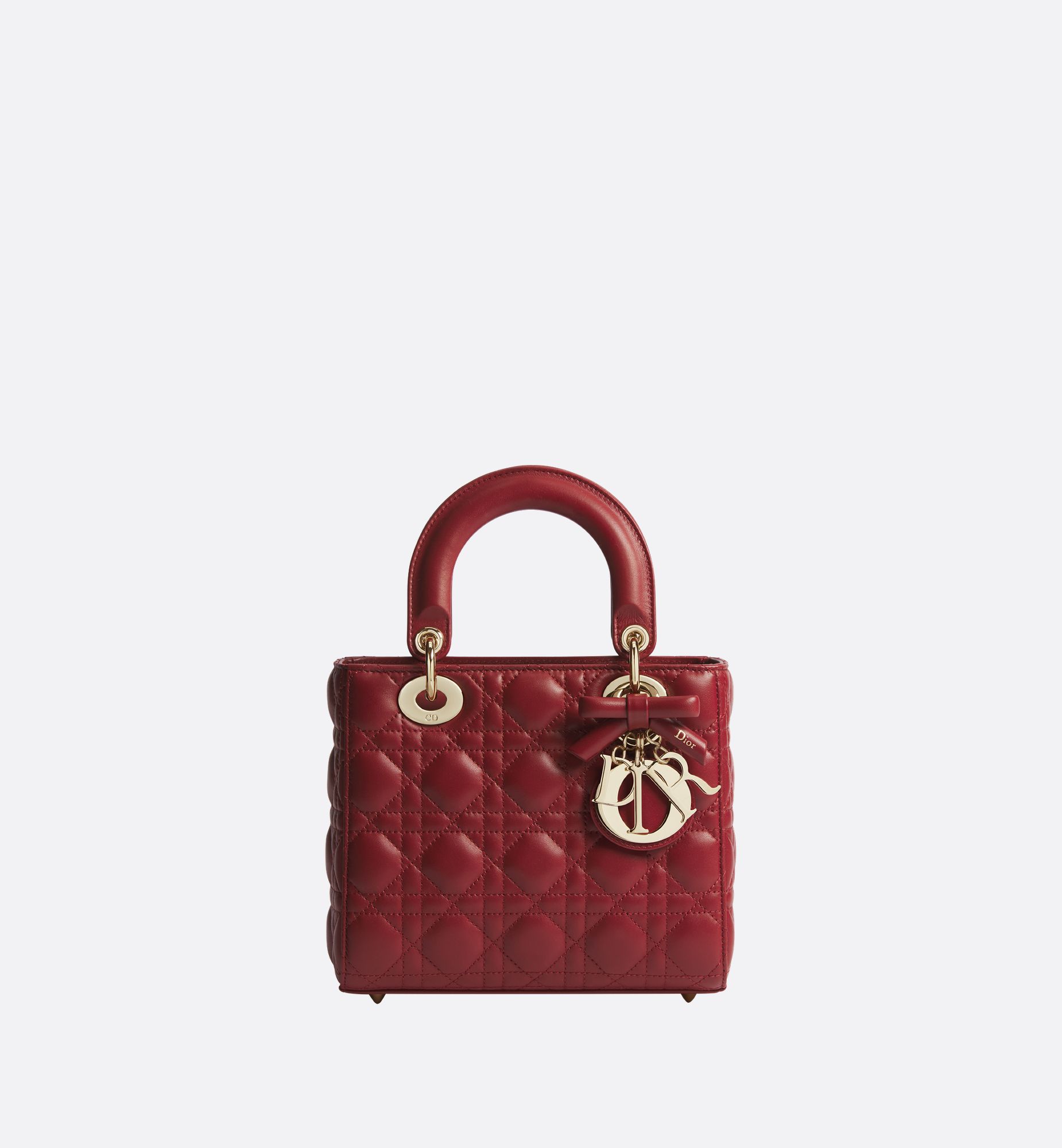 Garance Red Cannage Lambskin