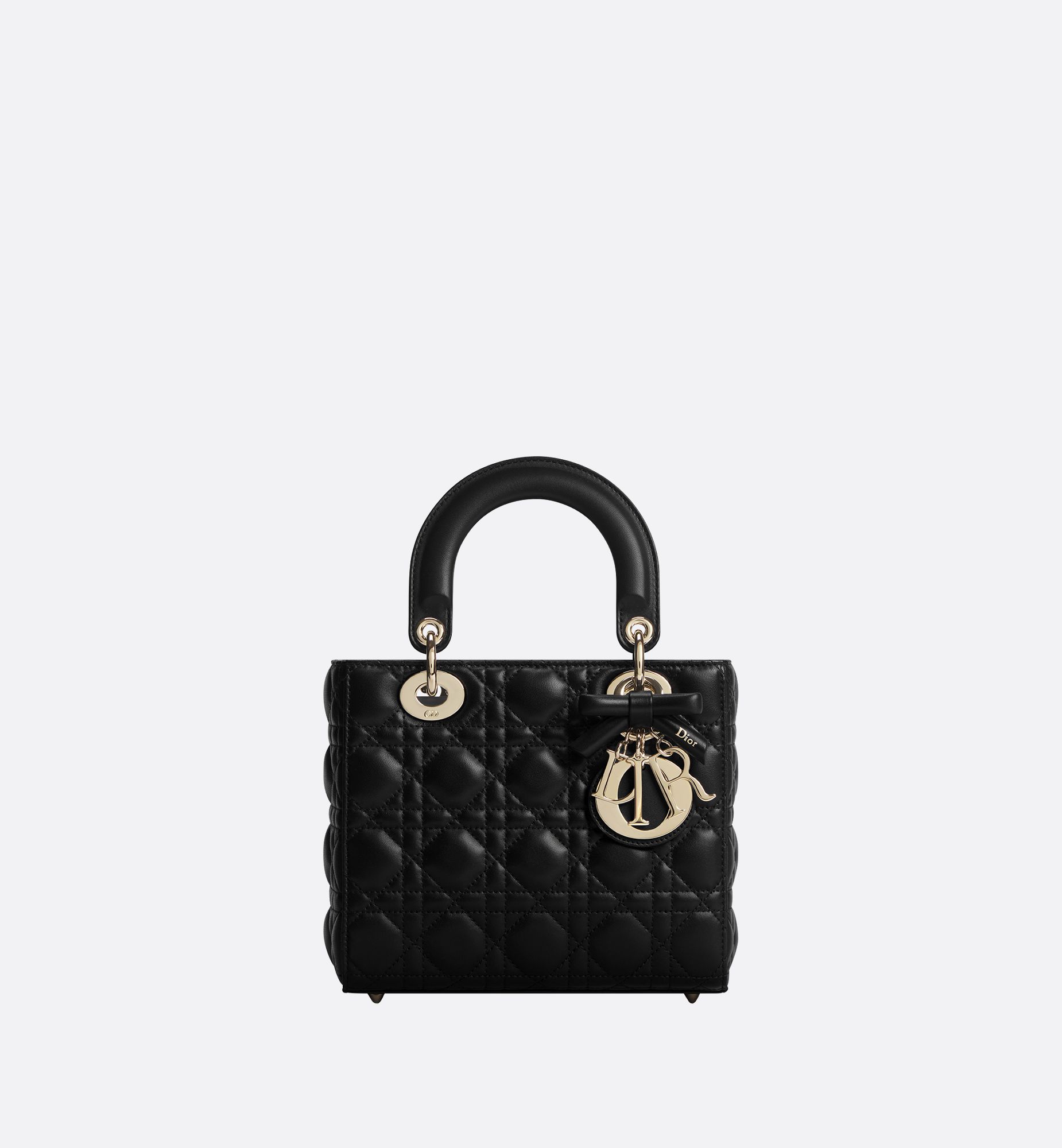Black Cannage Lambskin