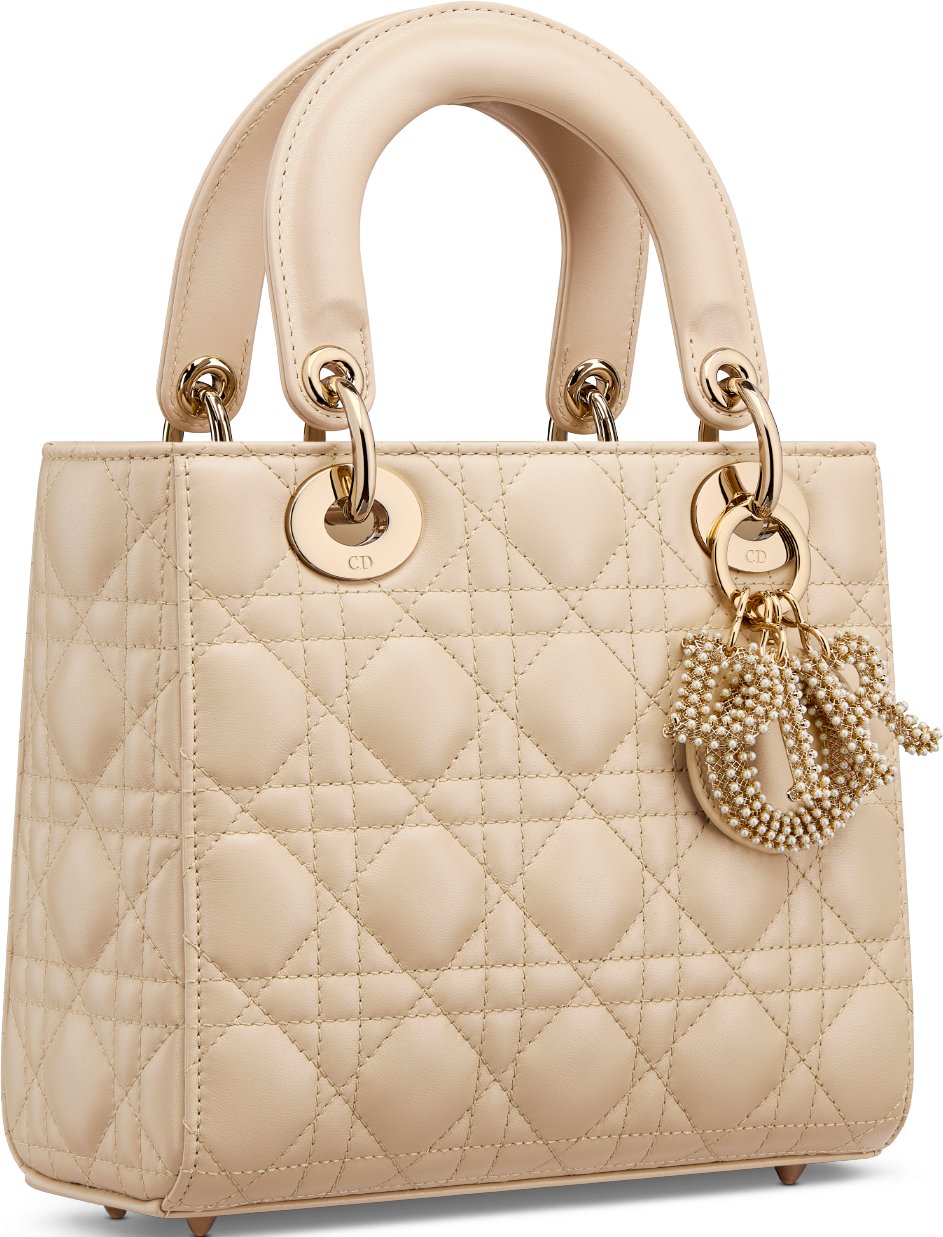 小碼 Lady Dior My ABCDior 手袋 aria_threeQuarterClosedView