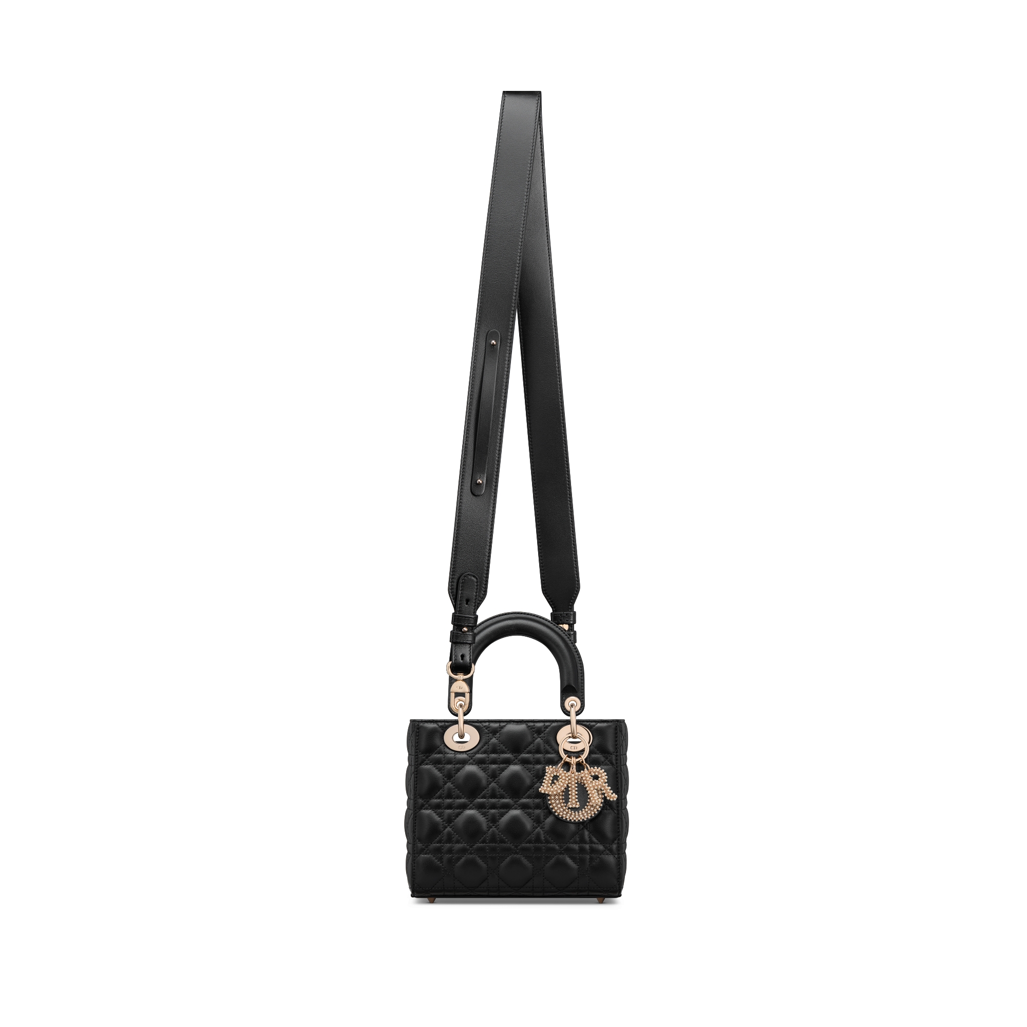 【kiki】Lady Dior My ABCDior バッグ Small Lady Dior My ABCDior Bag Black Ultramatte Cannage Calfskin